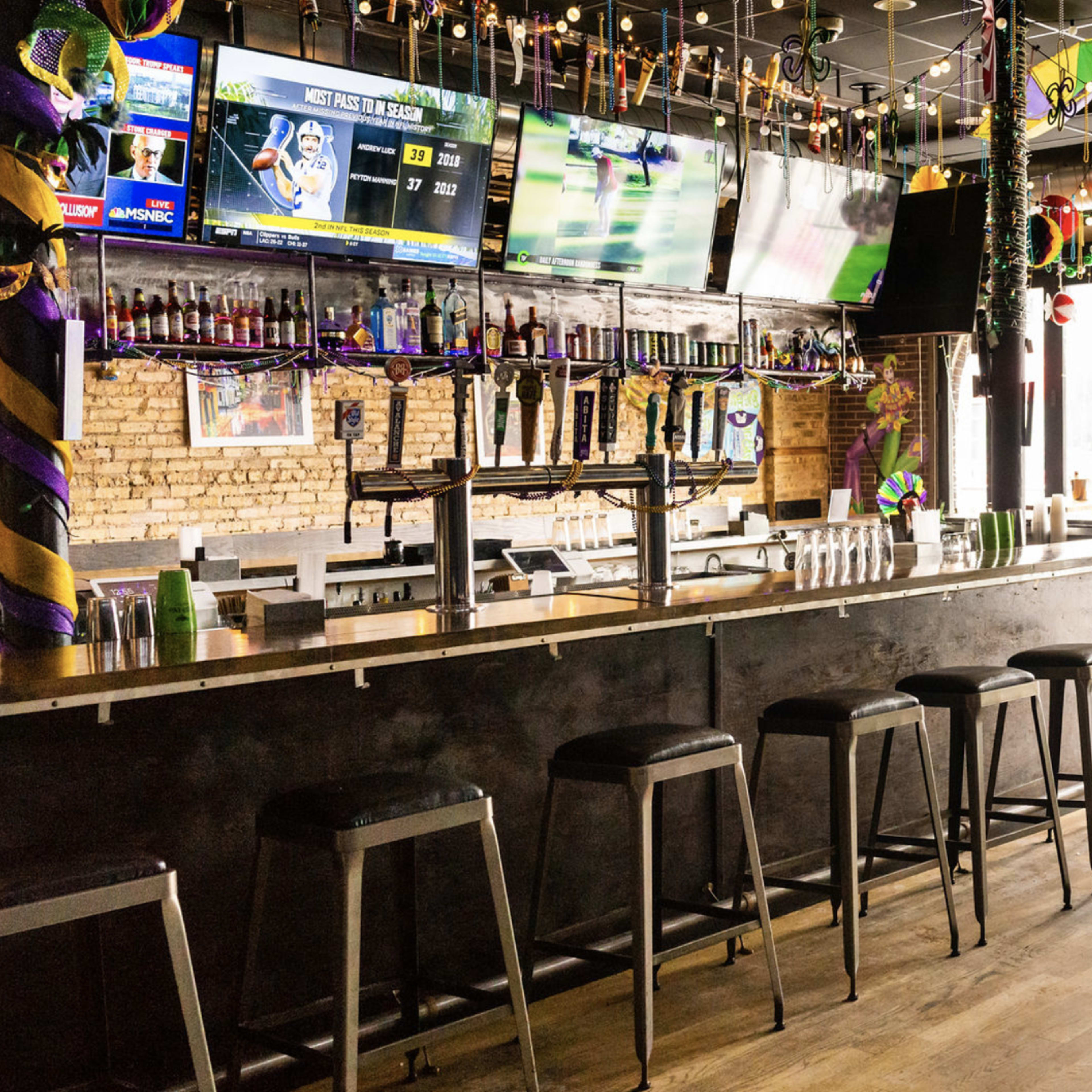 New Orleans theme bar in Wrigley Image in Lake View, Chicago, IL