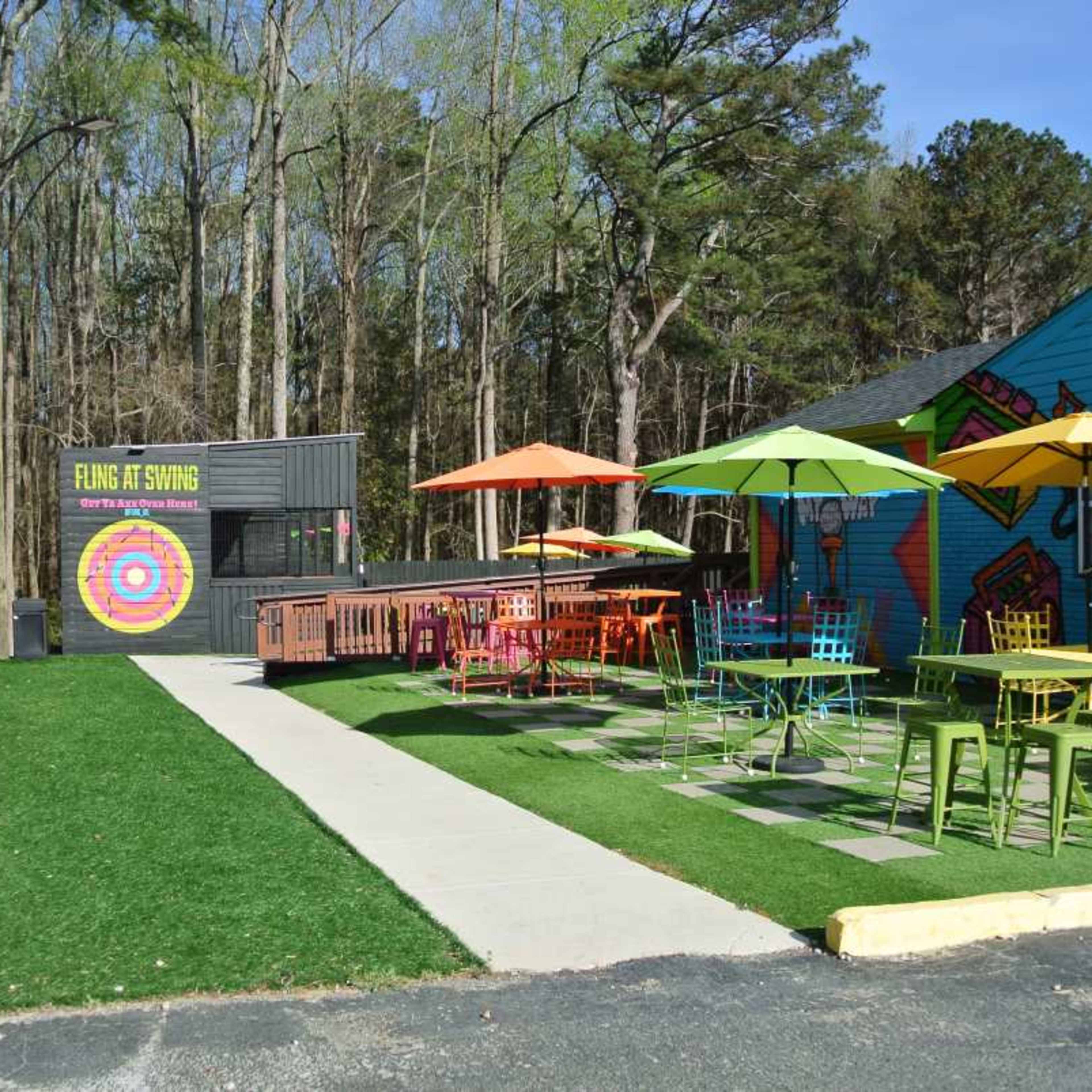 South Atlanta's Mini Golf & Axe Throwing with Vibrant 80's Vibes Image in Fairburn, Fairburn, GA