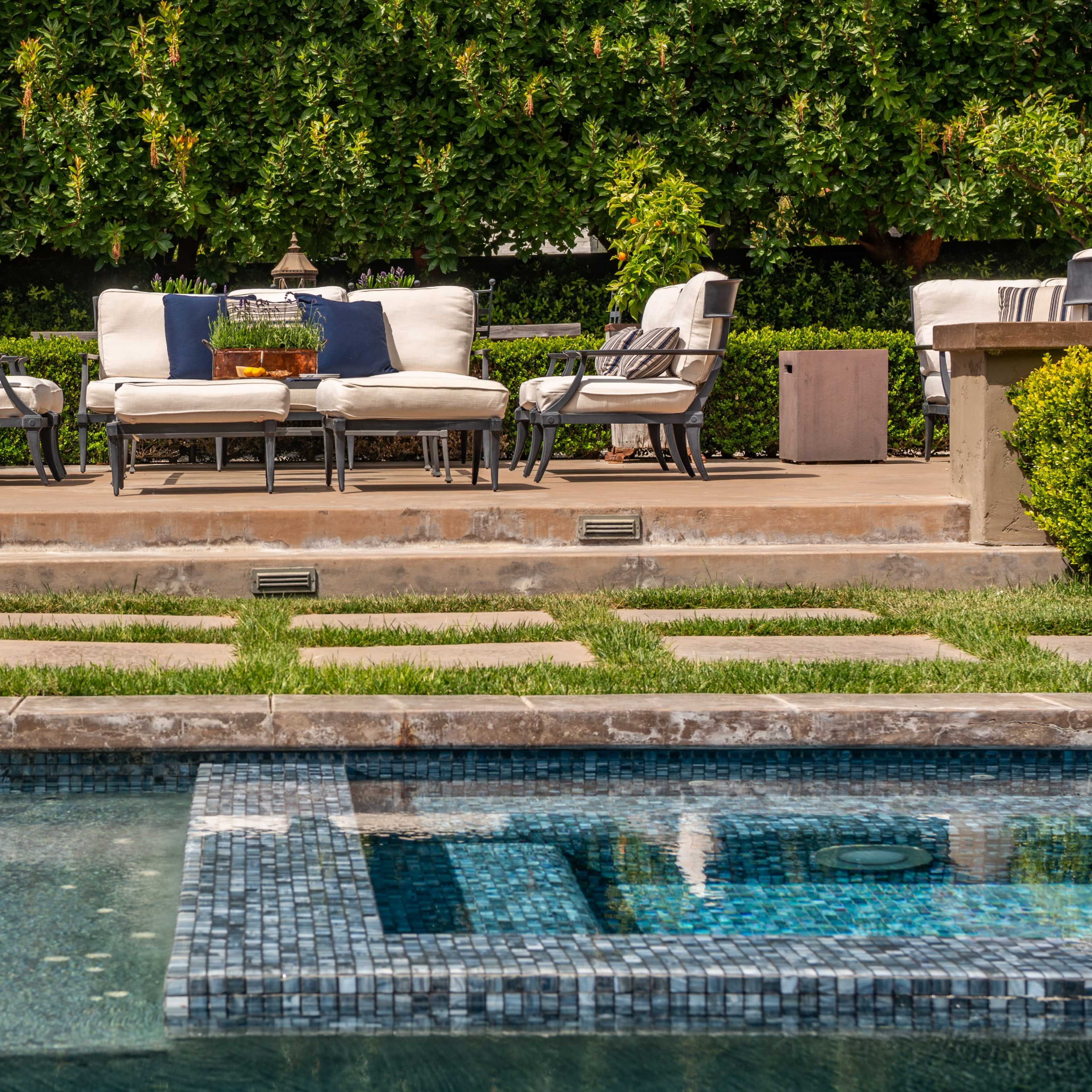 Light-filled Coastal Mid Century with huge private yard, olive grove and ocean views. Image in Palos Verdes Estates, Palos Verdes Estates, CA