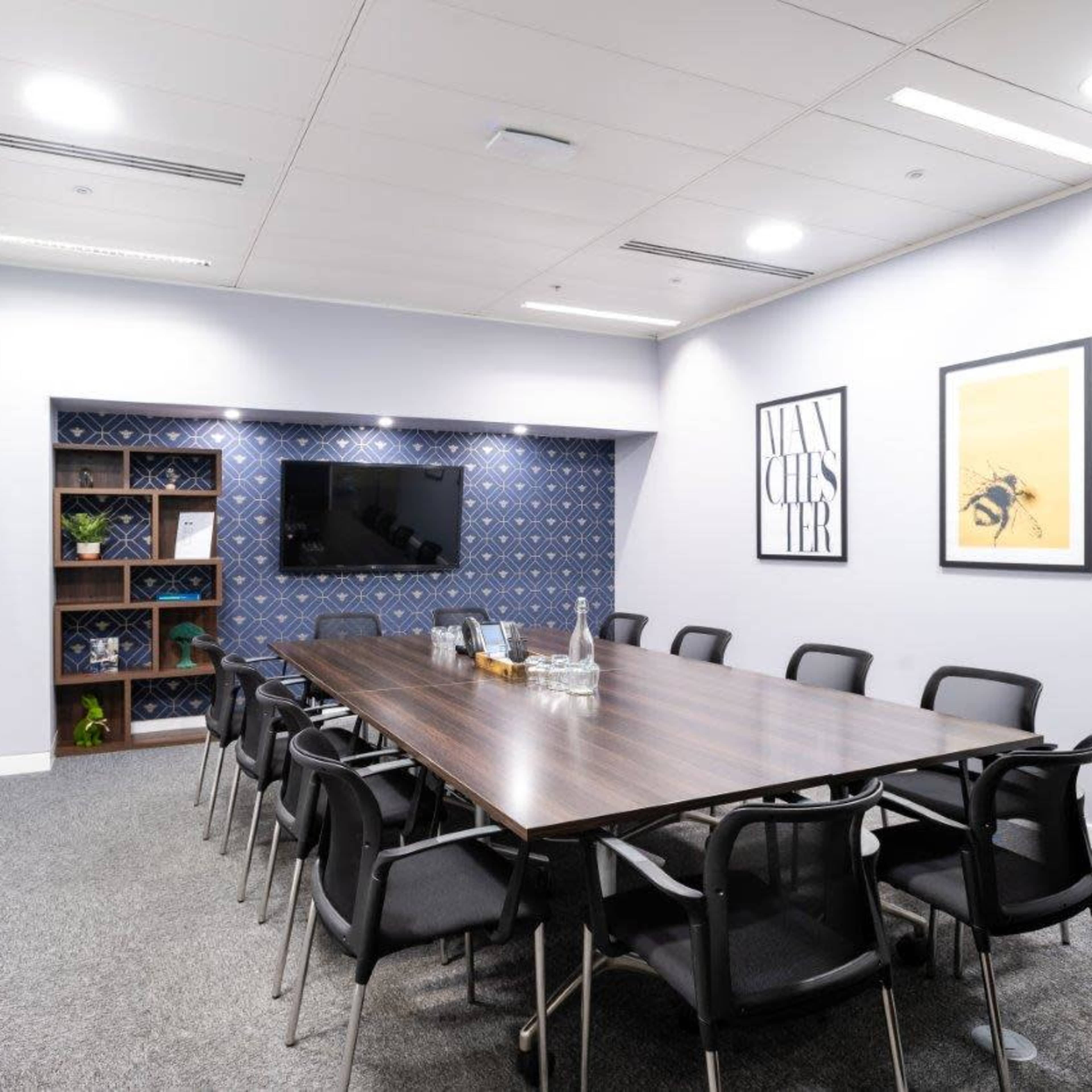 Meeting Room for 12 Attendees in Spinningfields - Egerton Image in Manchester, Manchester, England