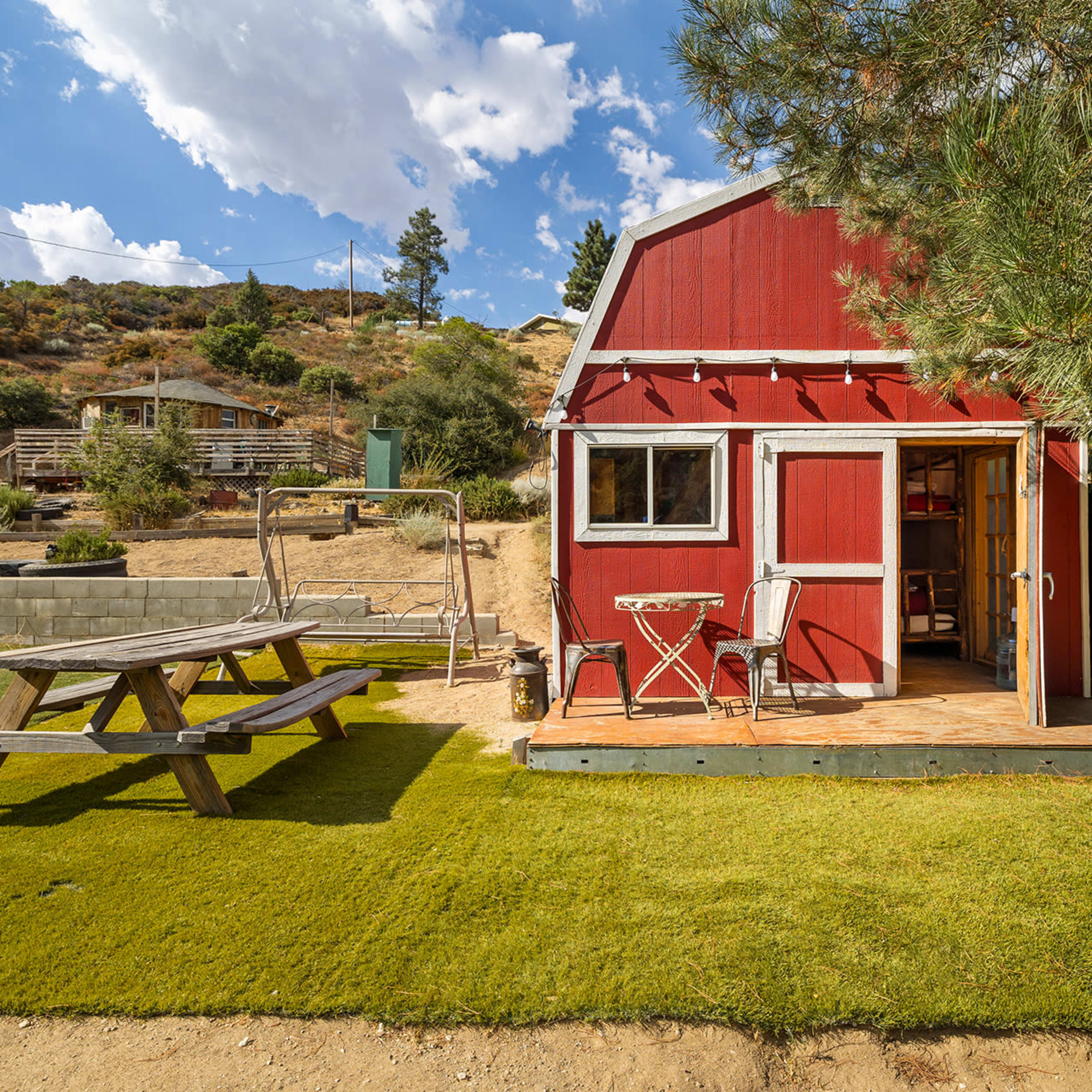 Little Red Barn on High Desert Ranch Image in Leona Valley, Leona Valley, CA