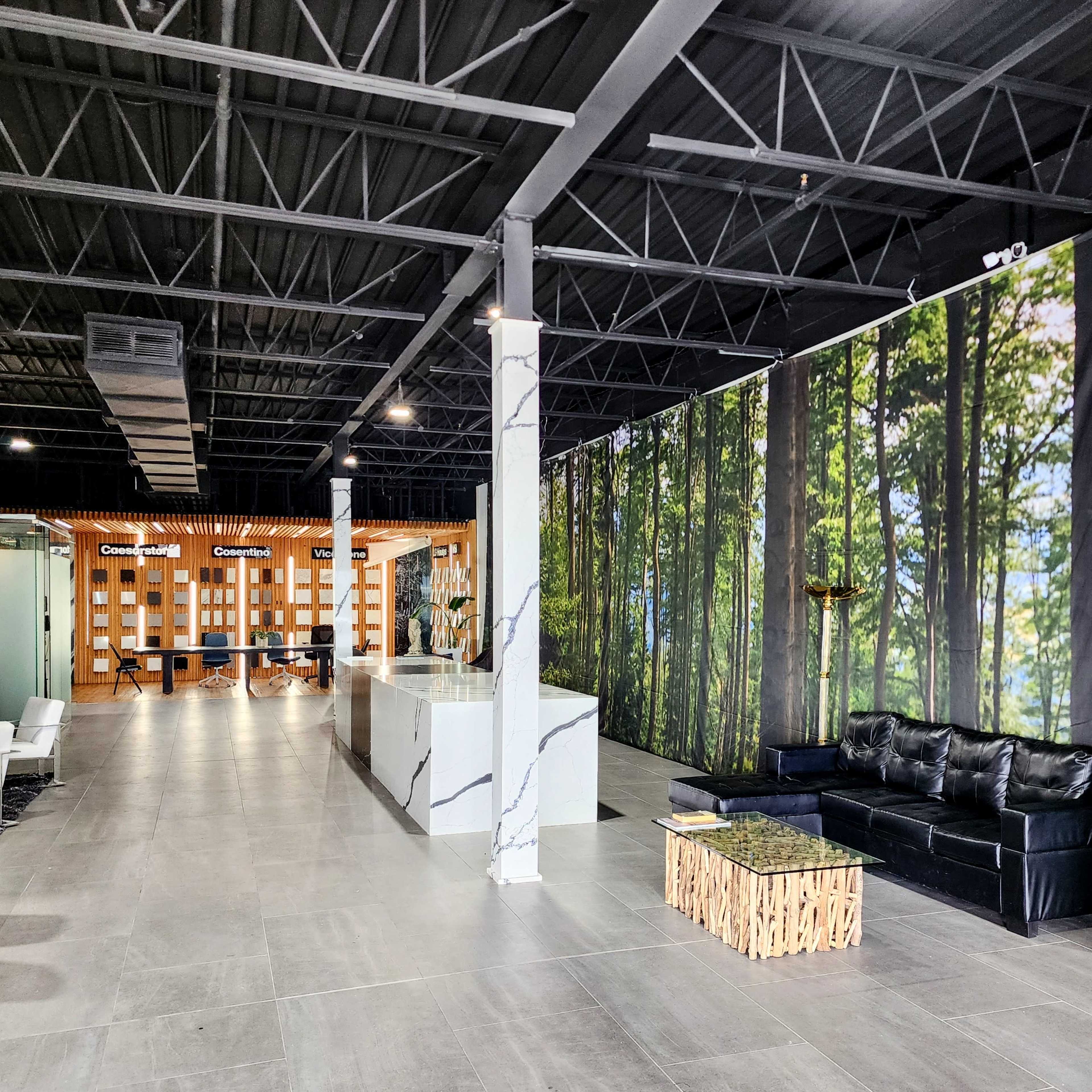 Centrally located high end modern retail showroom Image in Dixie, Mississauga, ON