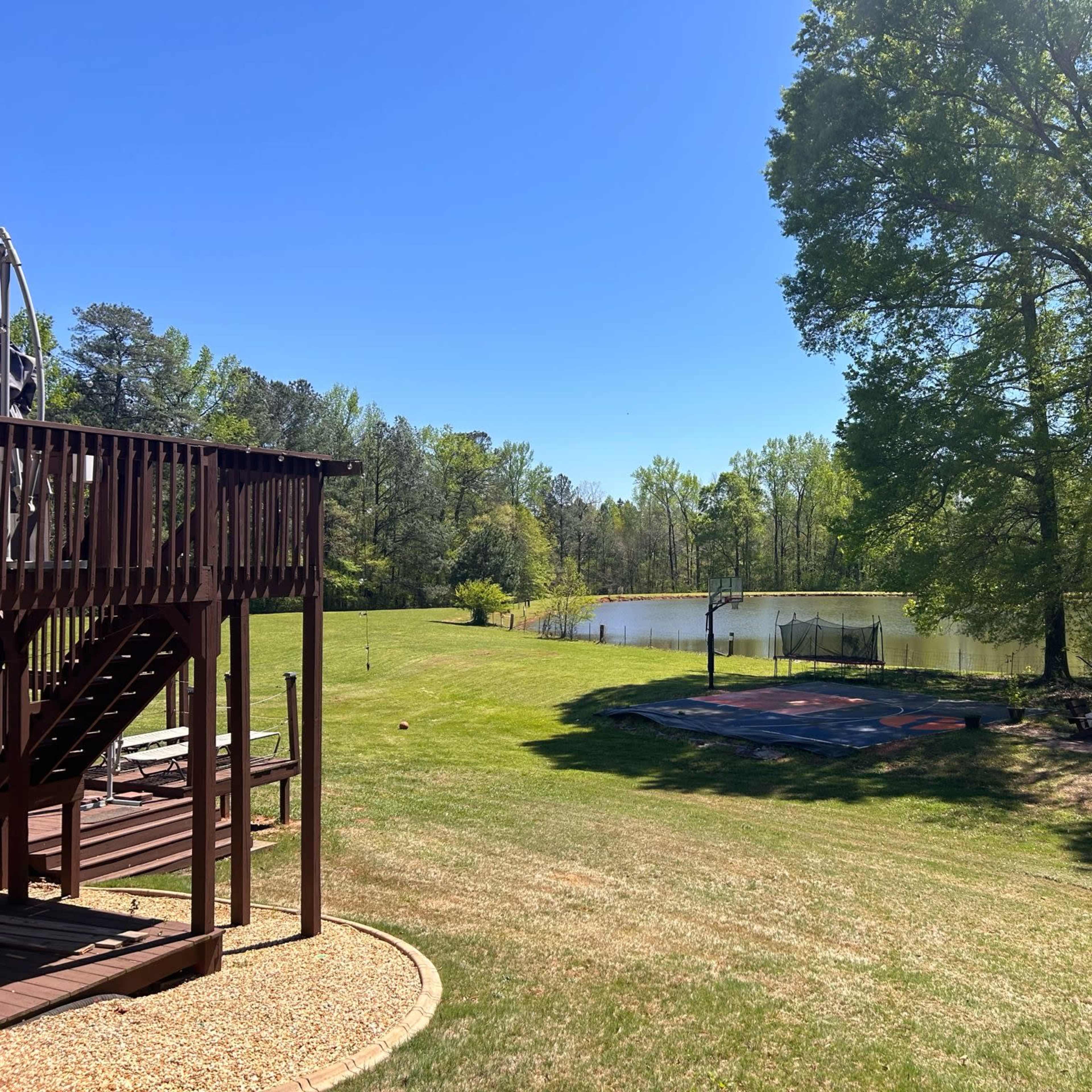 Peaceful Space with Lake in Backyard Image in , Covington, GA