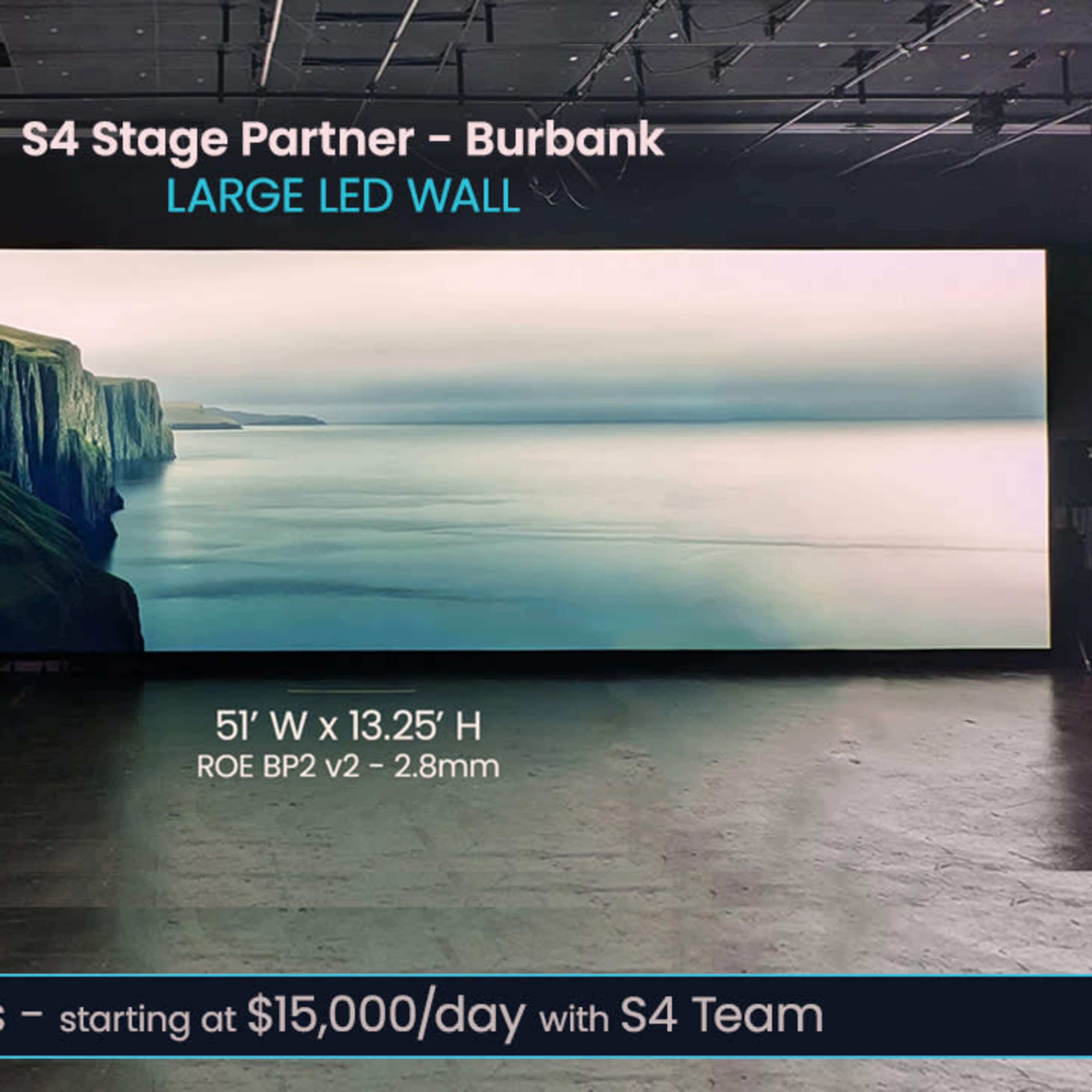 Virtual Production Stage with LED Wall Image in Burbank, Burbank, CA