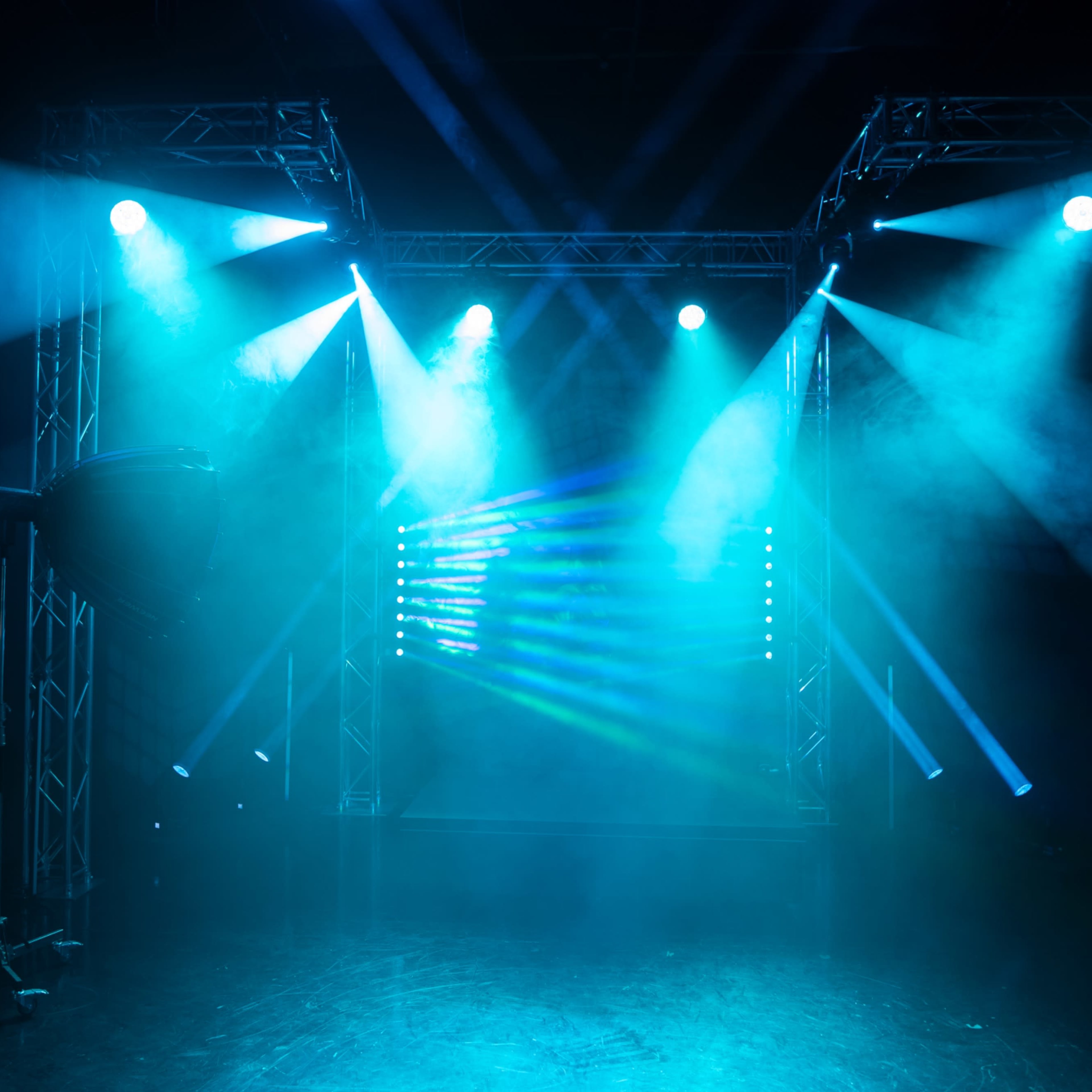 Studio Noir - 900SF Black Box Warehouse - DMX lighting programmed easy Image in Charleston, Las Vegas, NV
