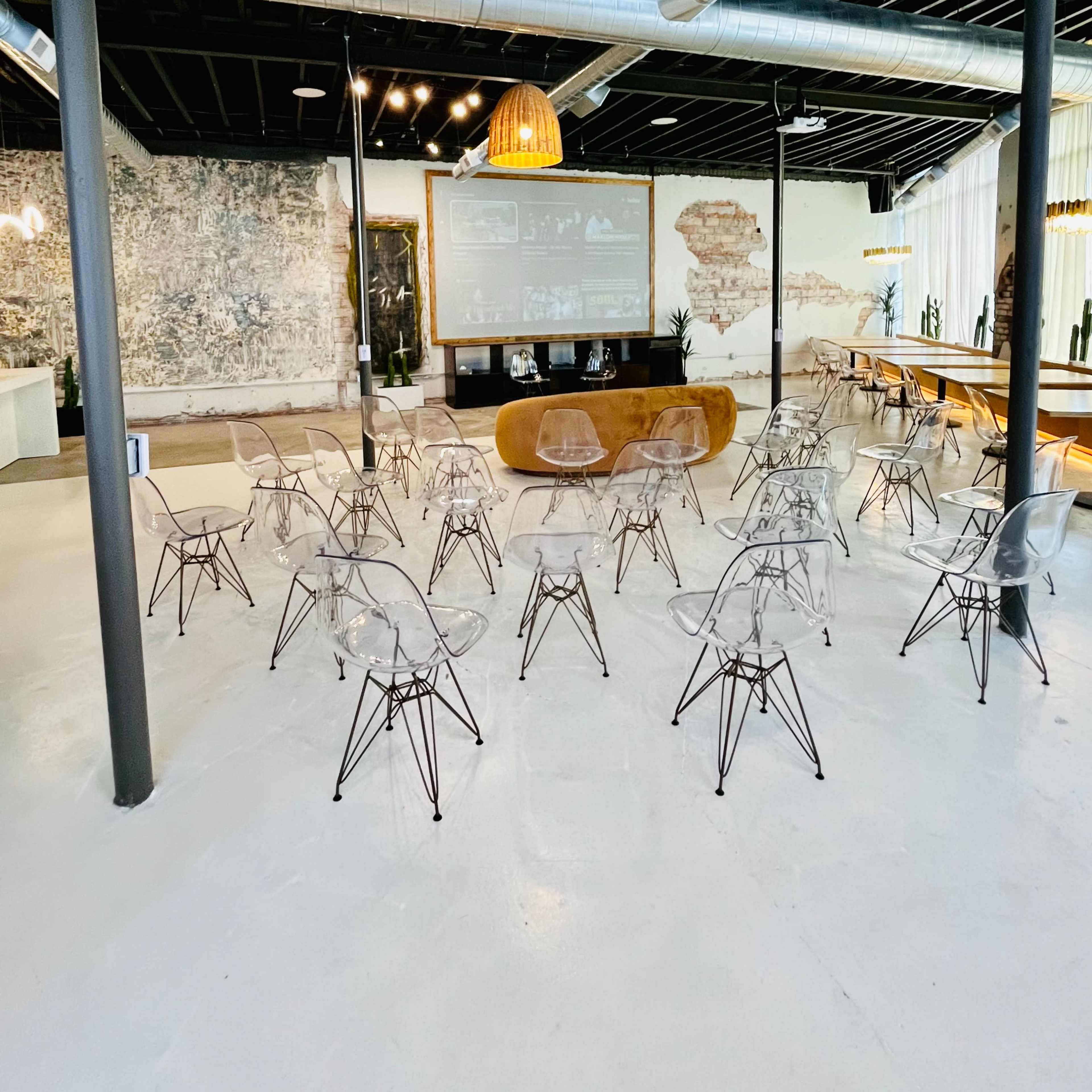 Blank Slate Beauty: White Floors, Rustic Walls, Infinite Creativity Image in Henry Ford, Detroit, MI