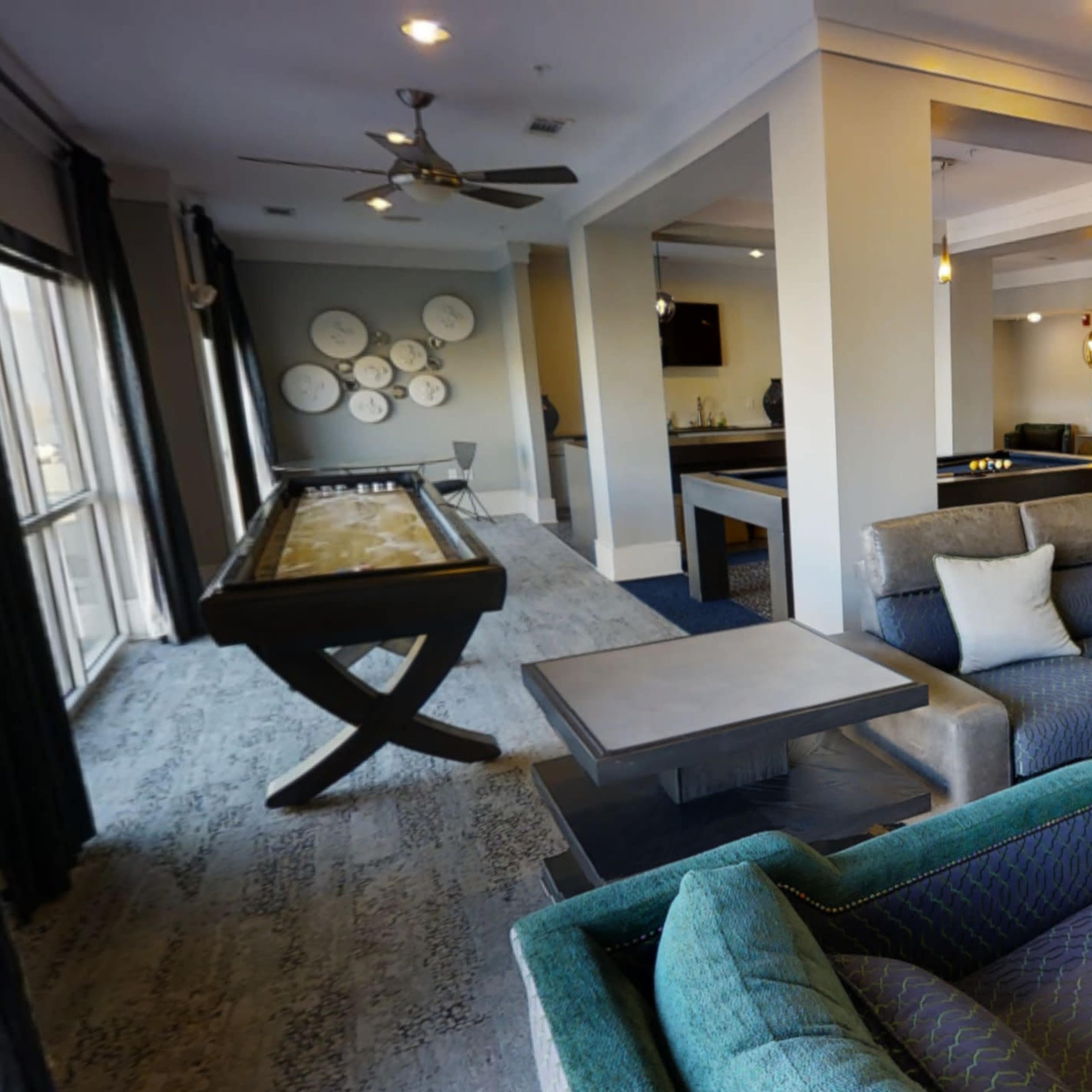Bright and luxurious lounge with billiards table and kitchenette for entertaining! Image in Mooresville, Mooresville, NC