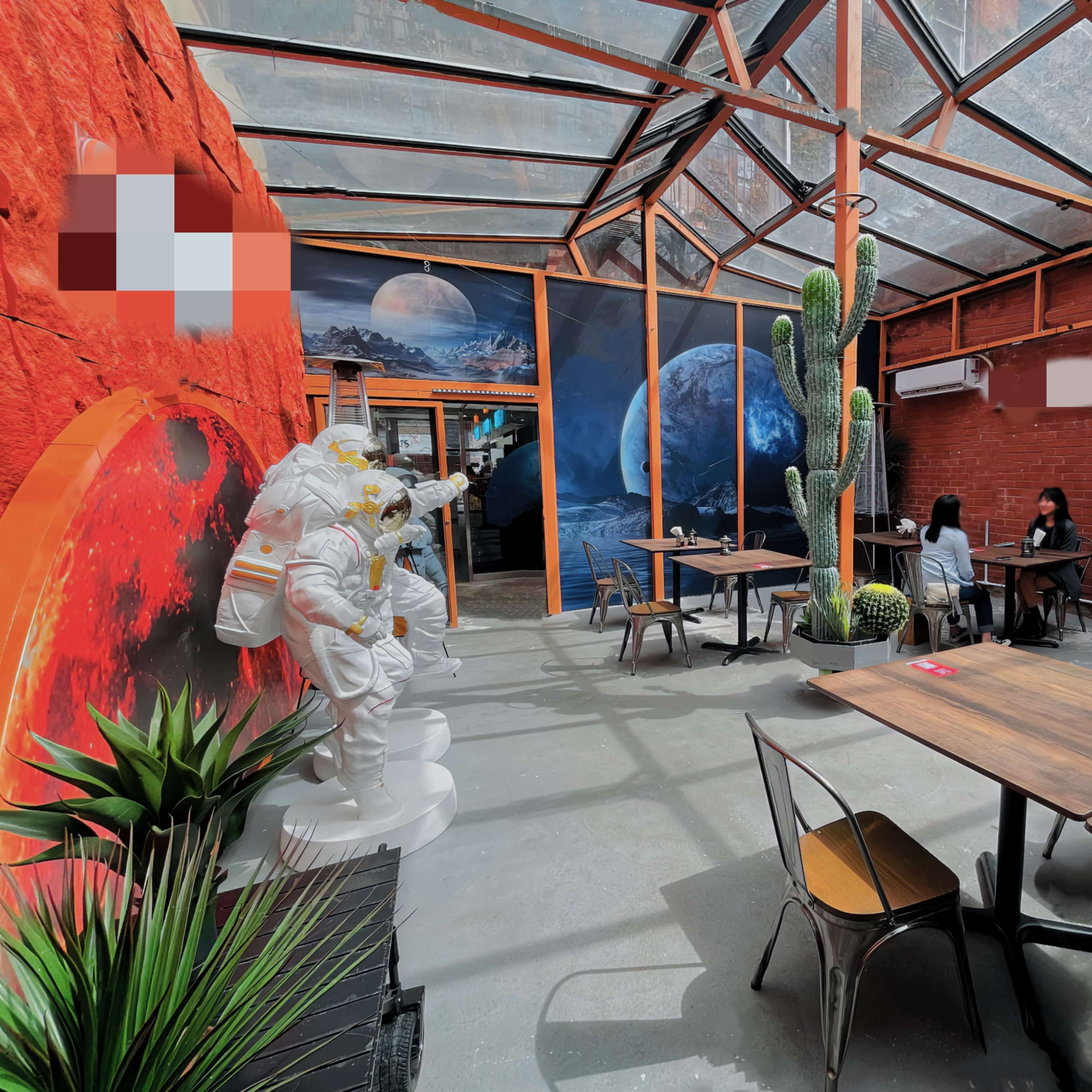 Immersive Mars-Inspired Glasshouse for Events & Shoots Image in Greenwich Village, New York, NY