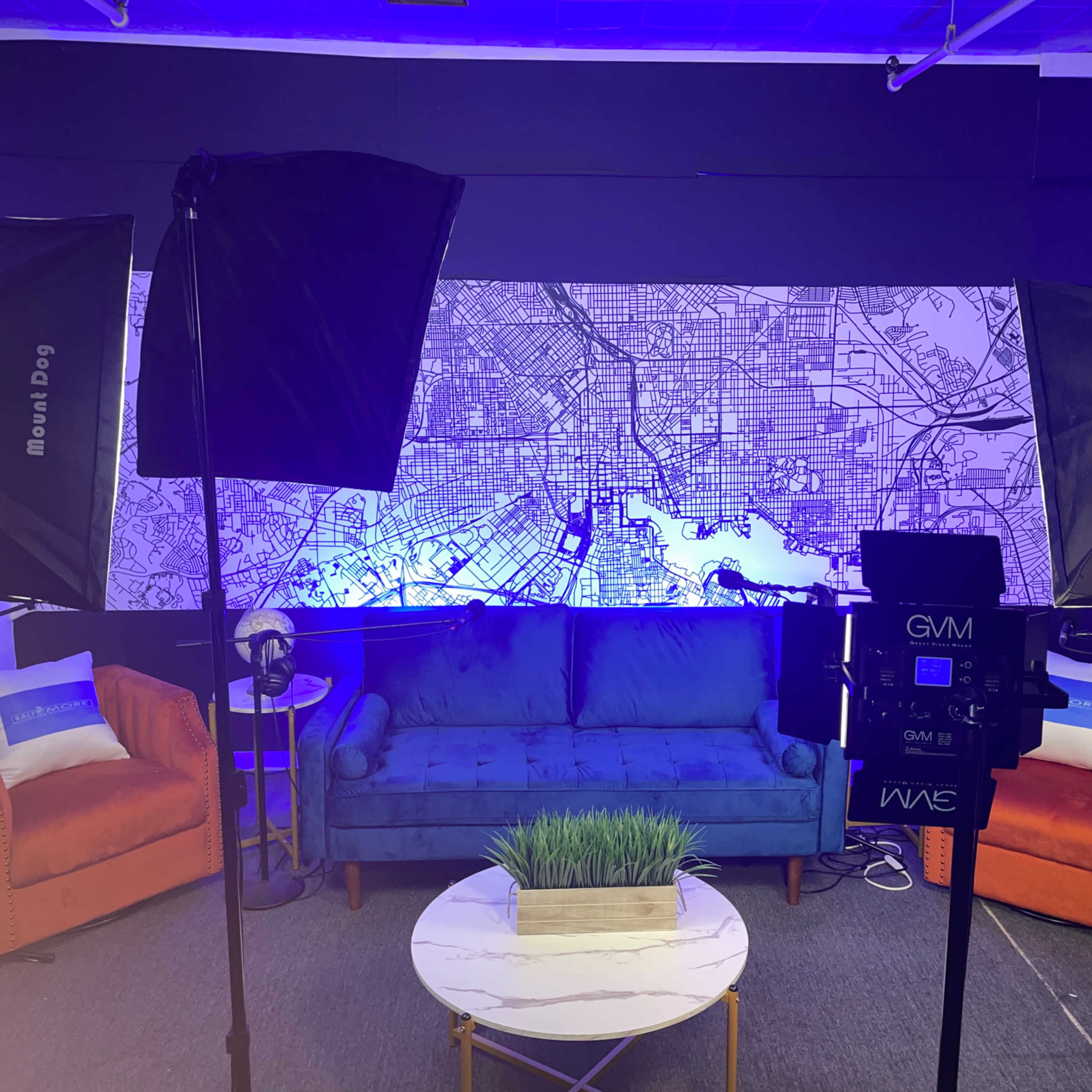 Creative Podcast Studio Image in Jones Falls Area, Baltimore, MD