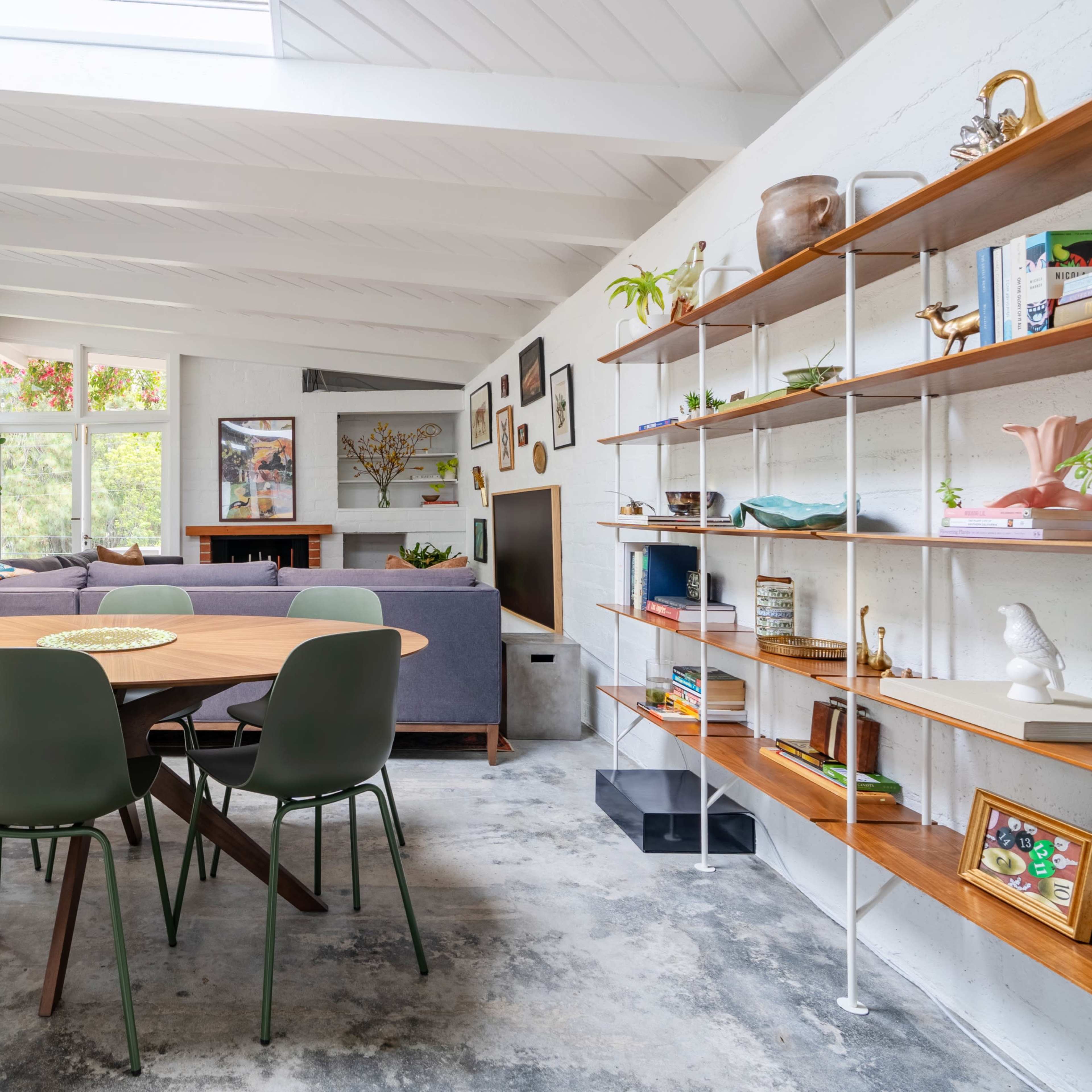 Bright Midcentury Canyon Home with Lush Back Patio & Detached Office/Studio Space Walking Distance to Beach Image in Pacific Palisades, Santa Monica, CA