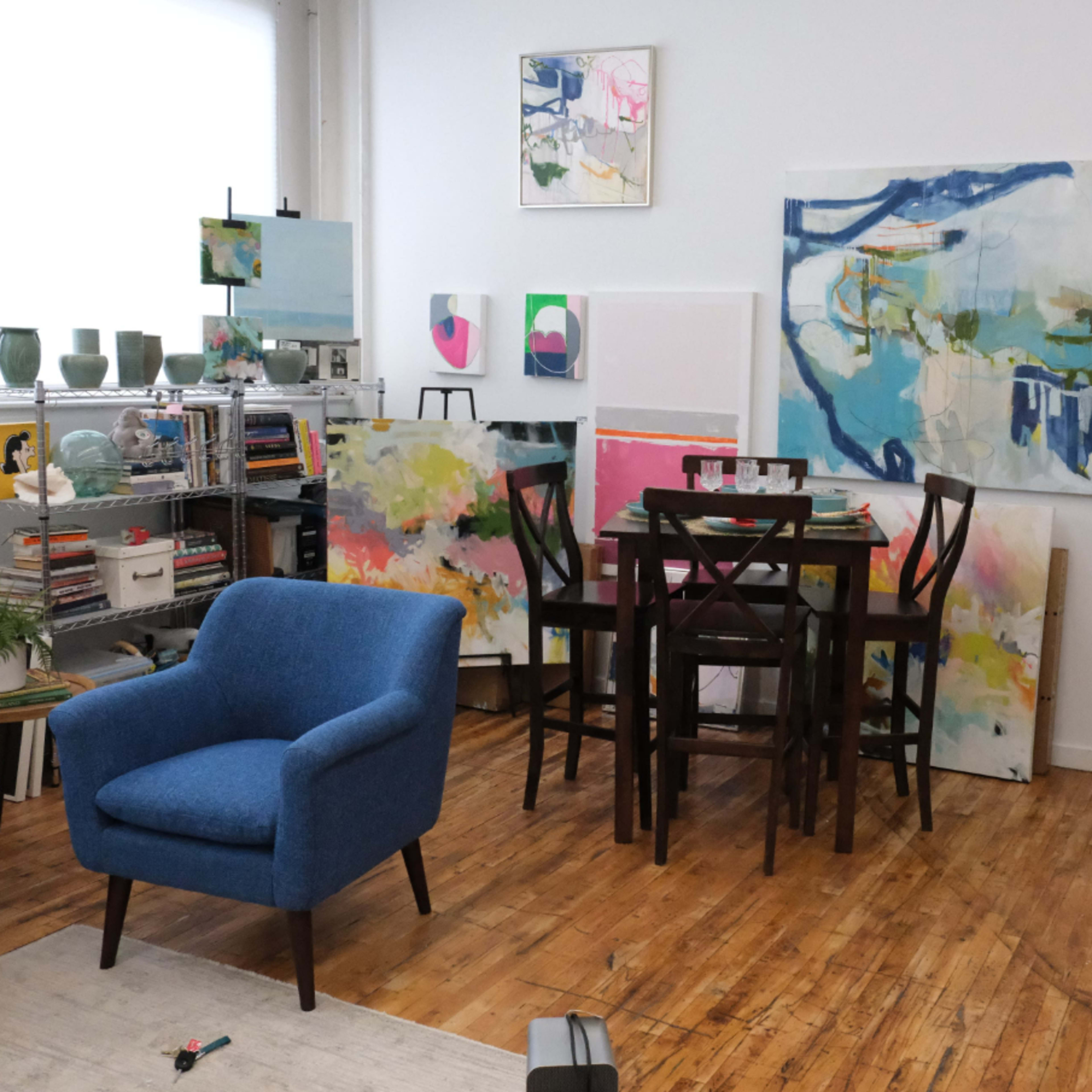 Book by the Hour Light-Filled Art Studio in New Haven Image in Fair Haven, New Haven, CT