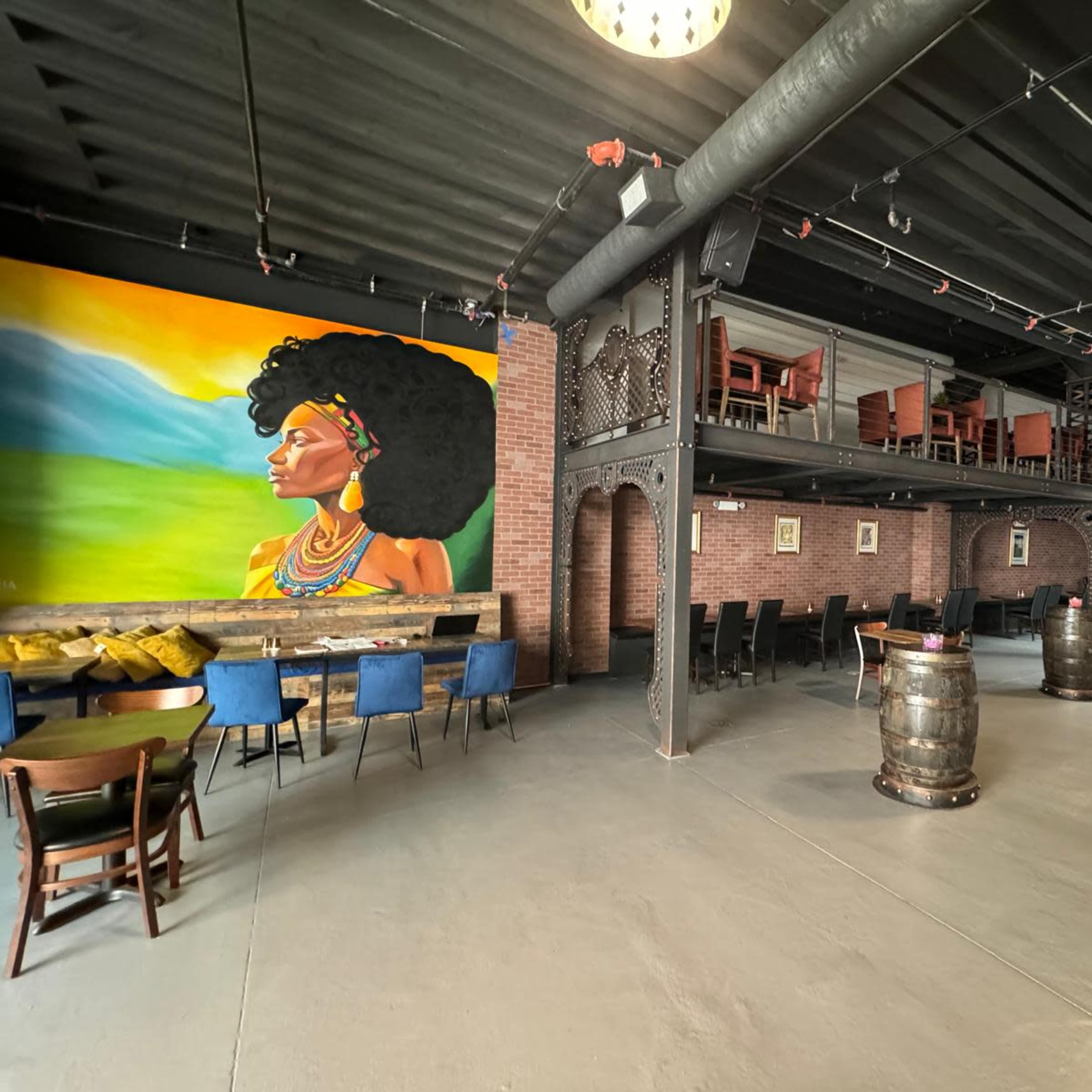 Brooklyn, warehouse bar , Industrial  steel shop , rustic. Image in Gowanus, Brooklyn, NY