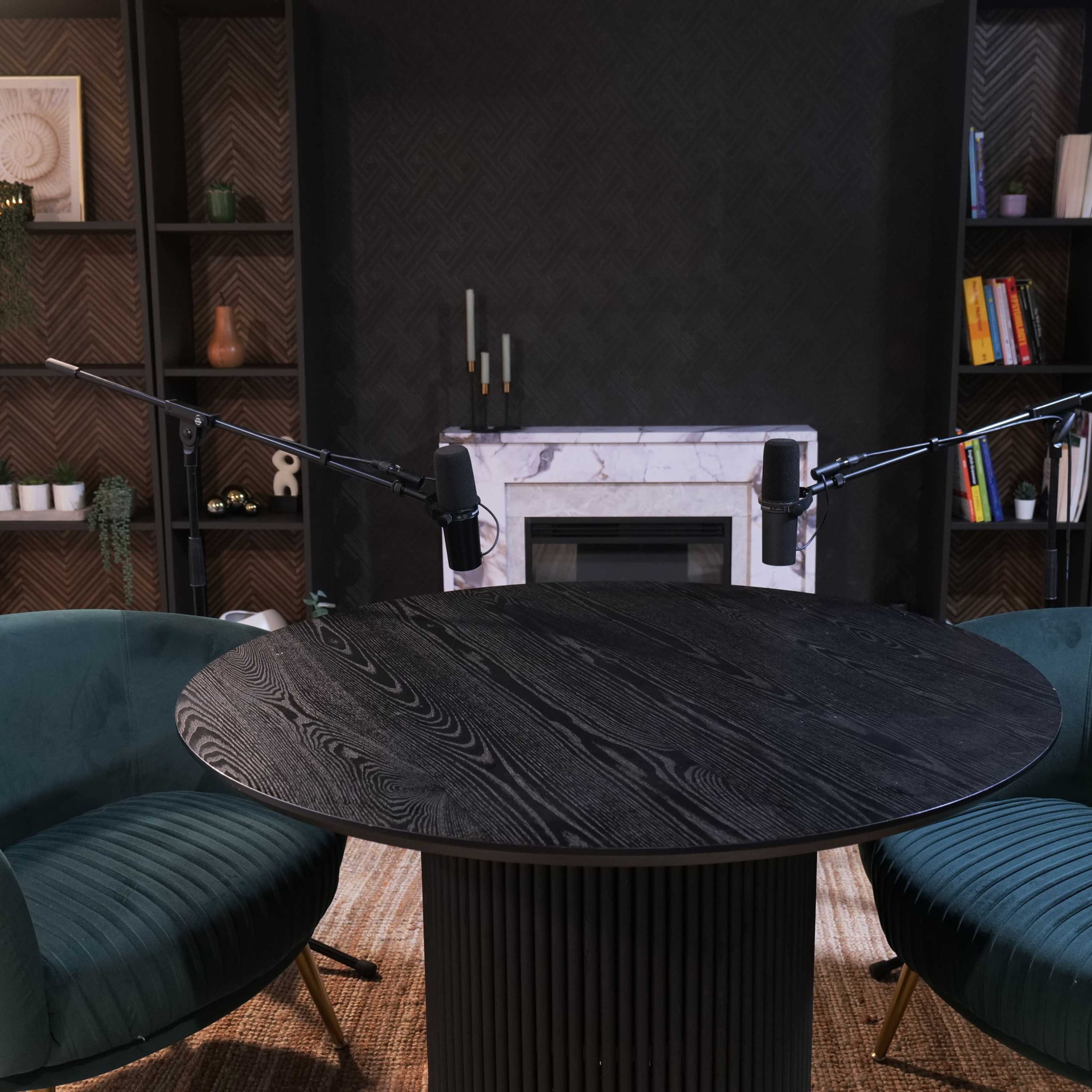 CEO Set with Fireplace and Library Image in Finchley, London, England