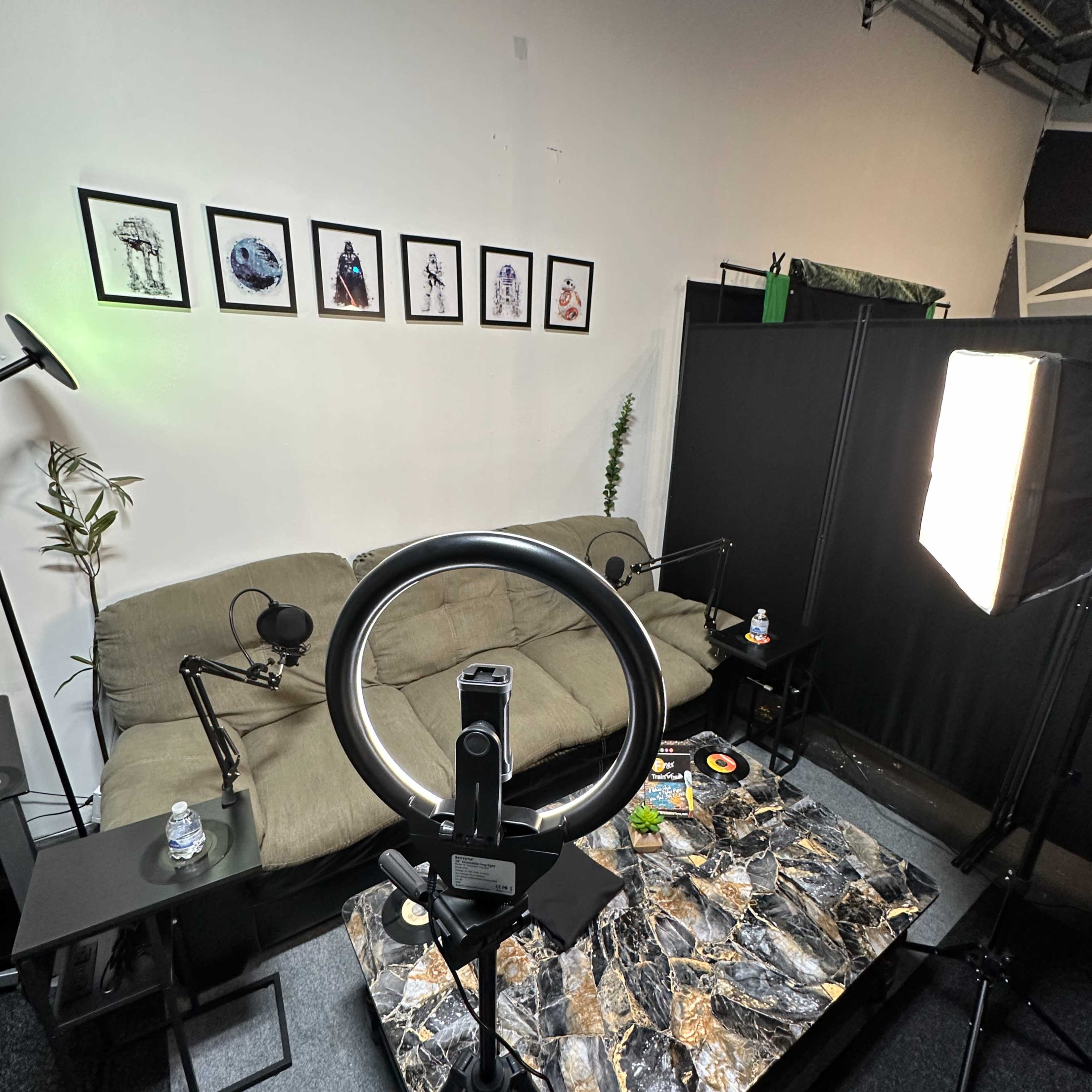 Lounge-Style, Relaxed Podcast Space Image in Pittsburgh, Atlanta, GA