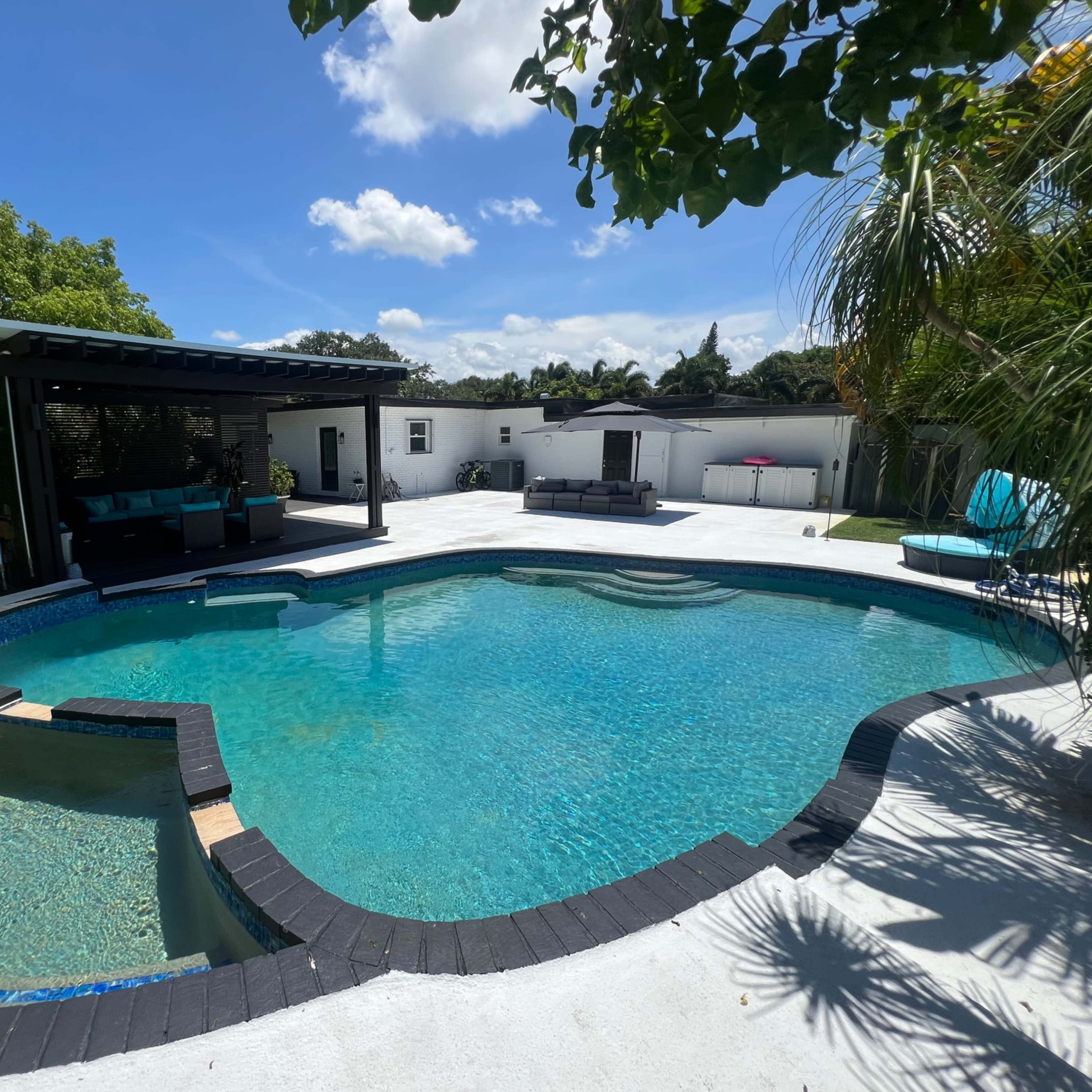 Tropical Backyard Oasis in Fort Lauderdale – Large Pool, Gazebo & Lush Vibes for Events & Shoot Image in South Fort Lauderdale, Fort Lauderdale, FL