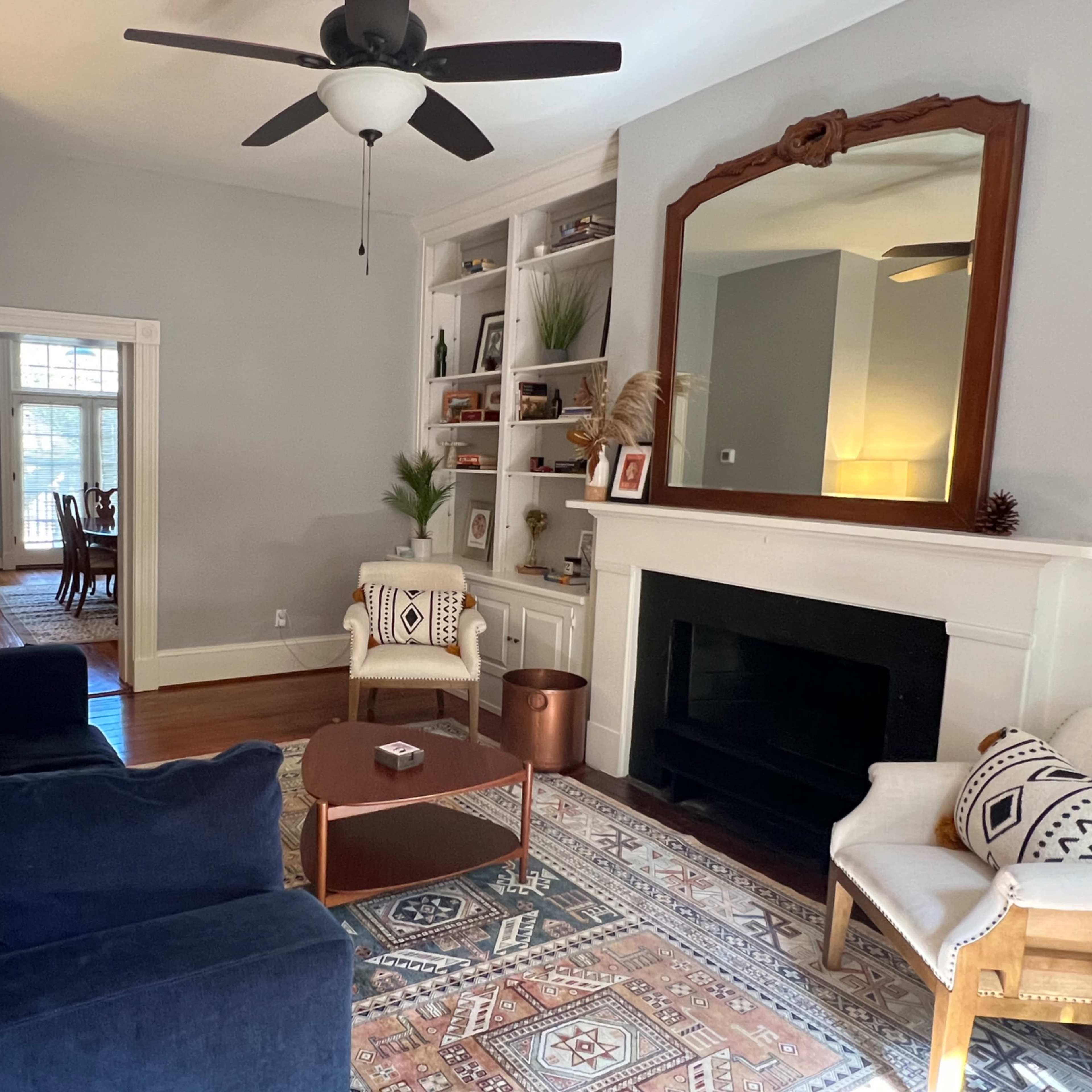 Antebellum Home with Mid Century Decor Image in Downtown, Richmond, VA
