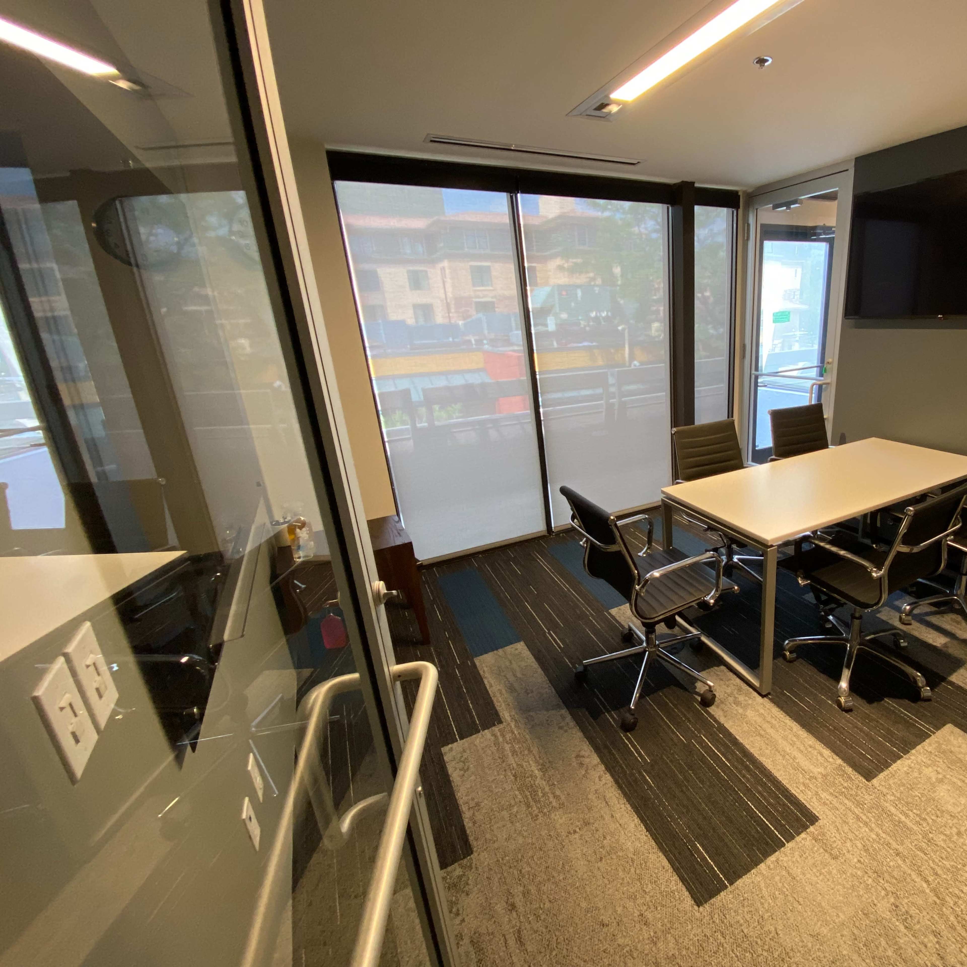 Modern Downtown Conference Room with Natural Light Image in Downtown, Boulder, CO