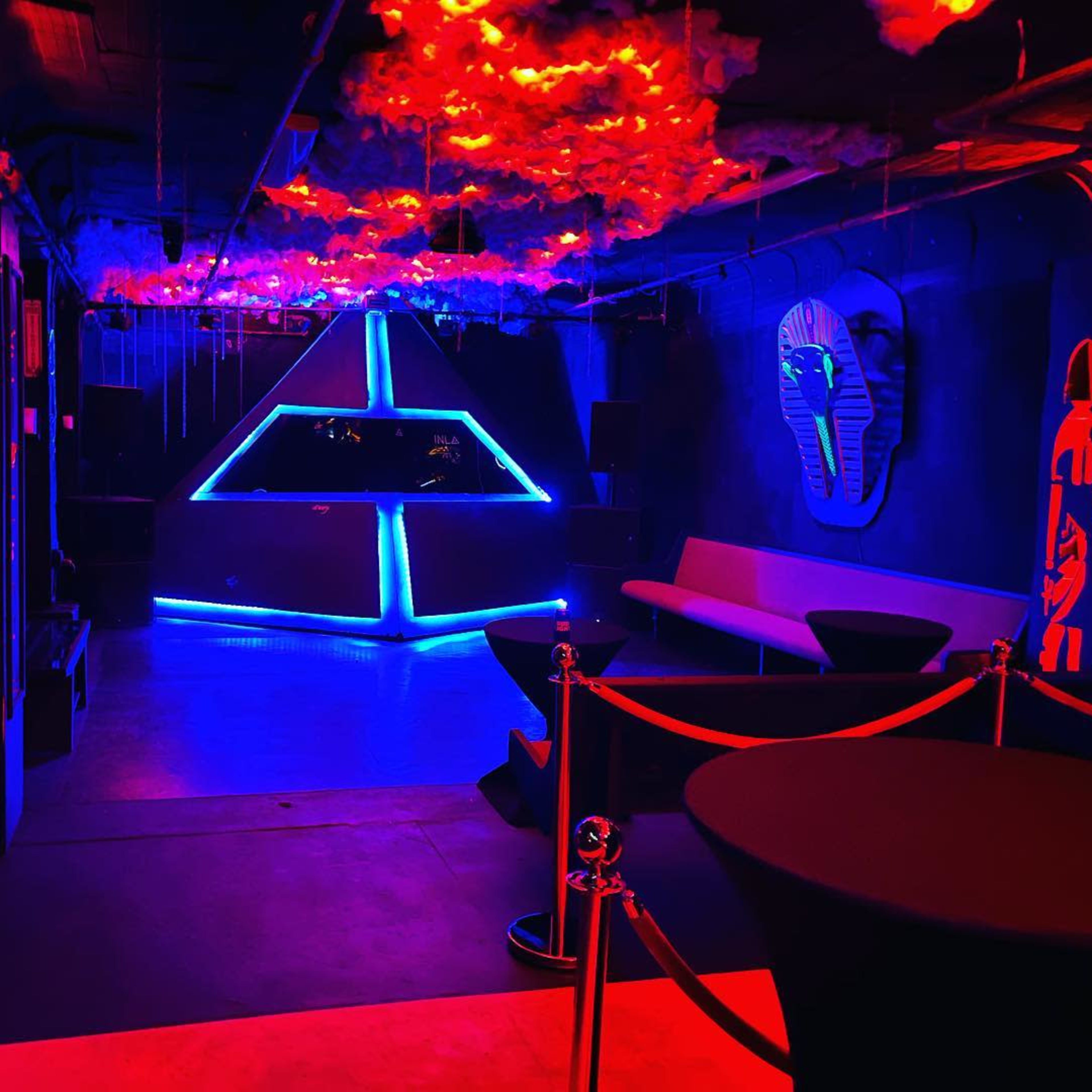A urban Egyptian themed event space just south of USC with an industrial vibe. Image in Hyde Park, Los Angeles, CA