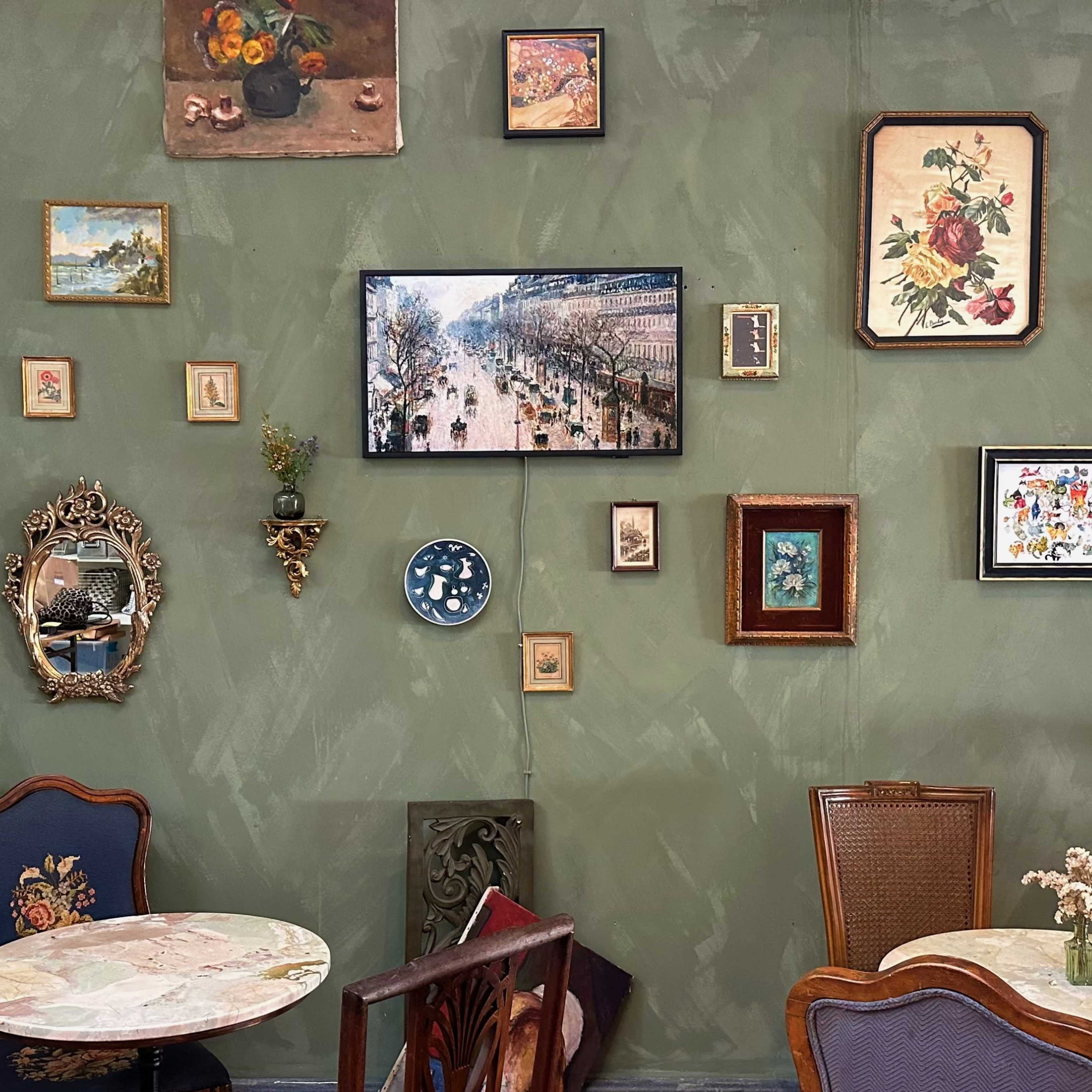 frenchie, romantic, and cozy cafe/flower shop in greenpoint Image in Greenpoint, Brooklyn, NY