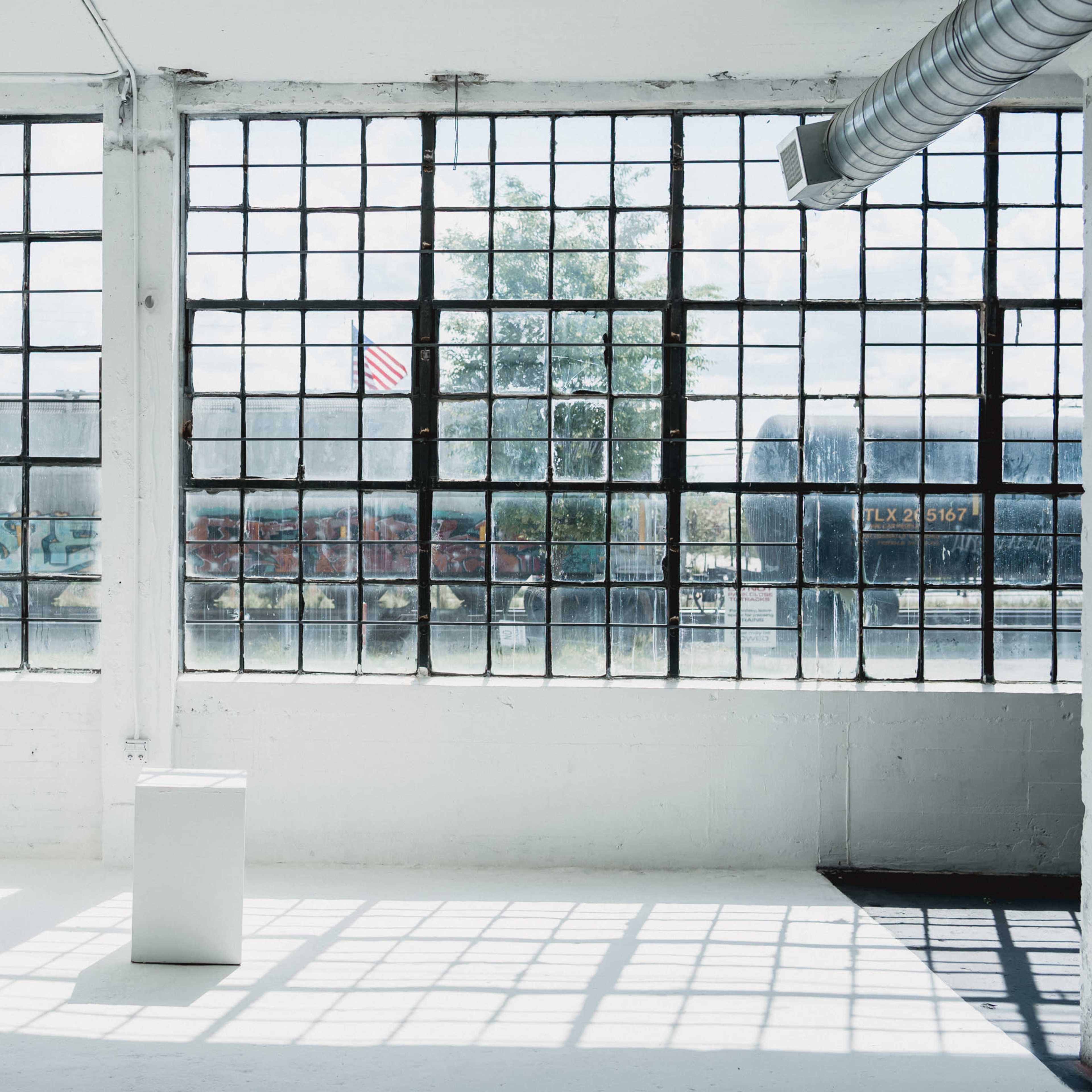 White Industrial Exposed Windows Image in West End, Atlanta, GA
