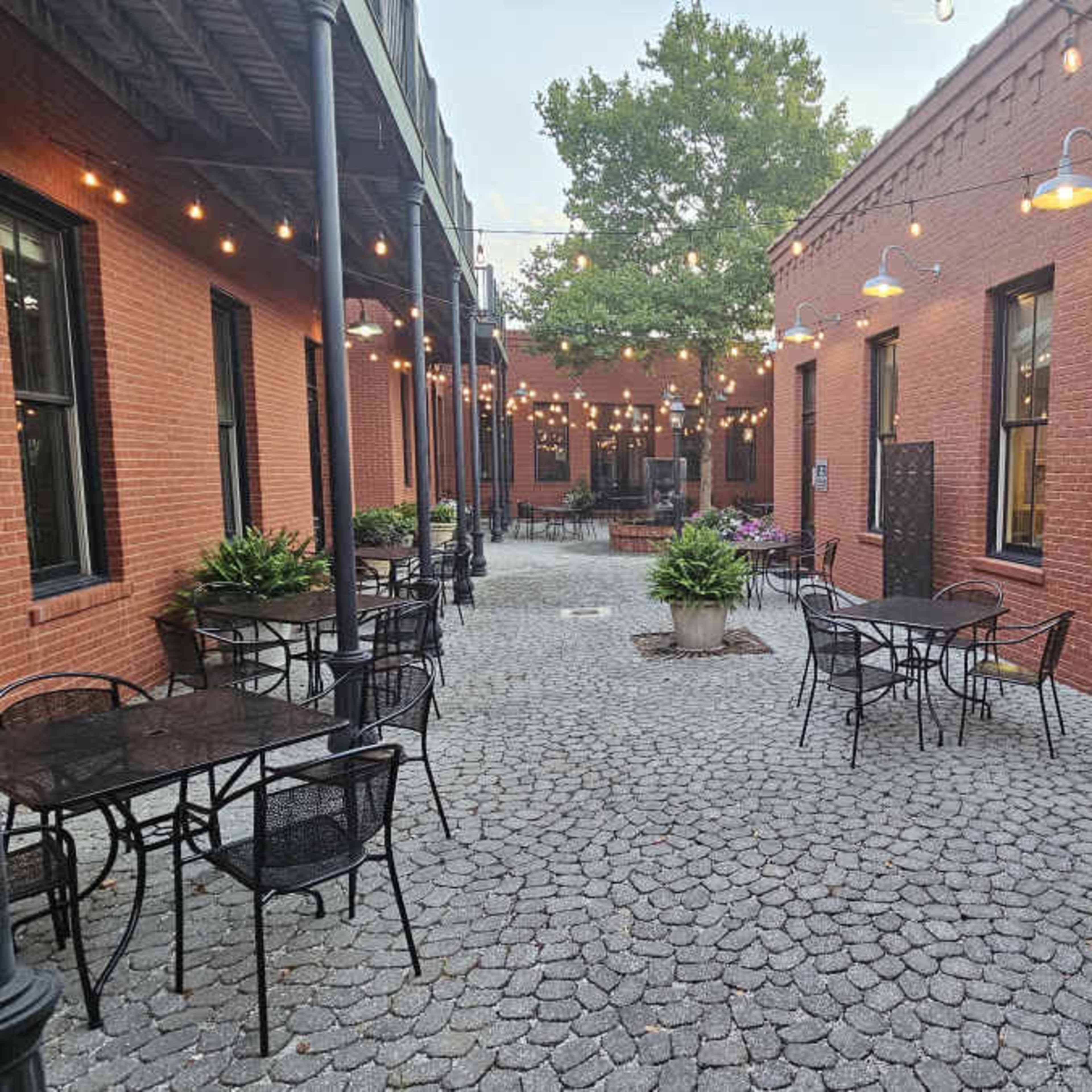 Private Courtyard with seating for 60 plus Image in New Town at St. Charles, Saint Charles, MO