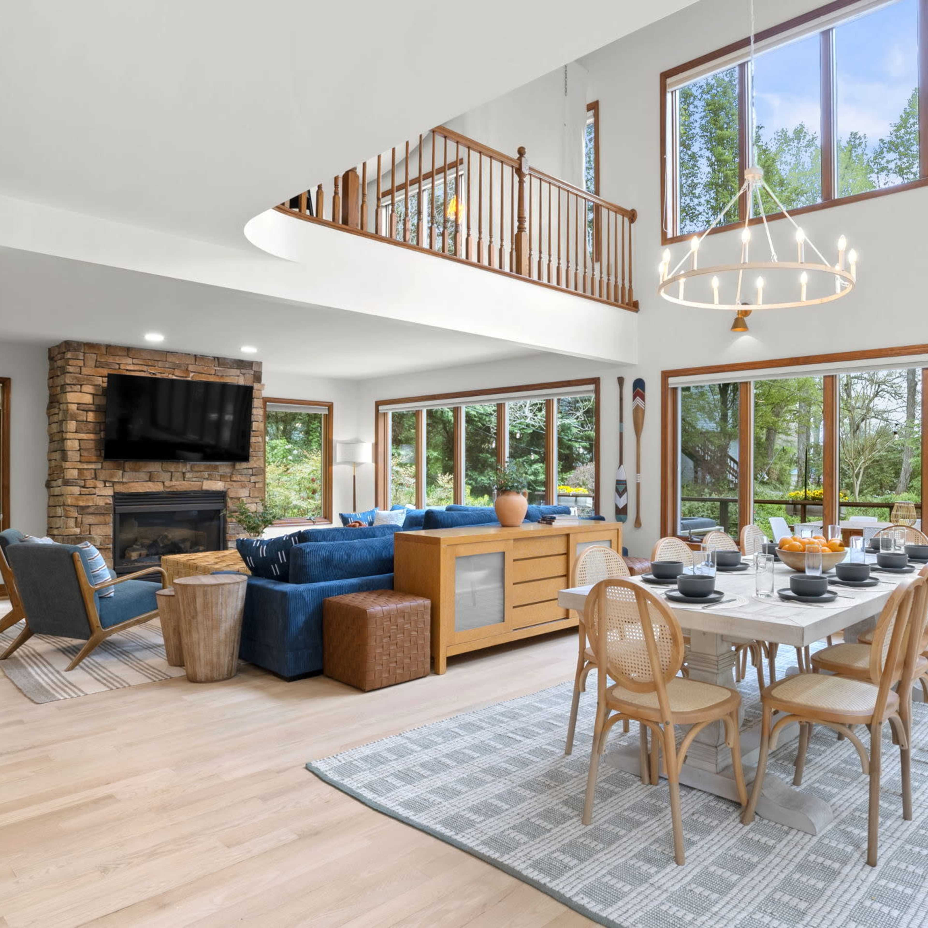 Forest vibes Home with Ocean/Bay Views, Private Community Beach Image in Calvert Beach-Long Beach, Saint Leonard, MD