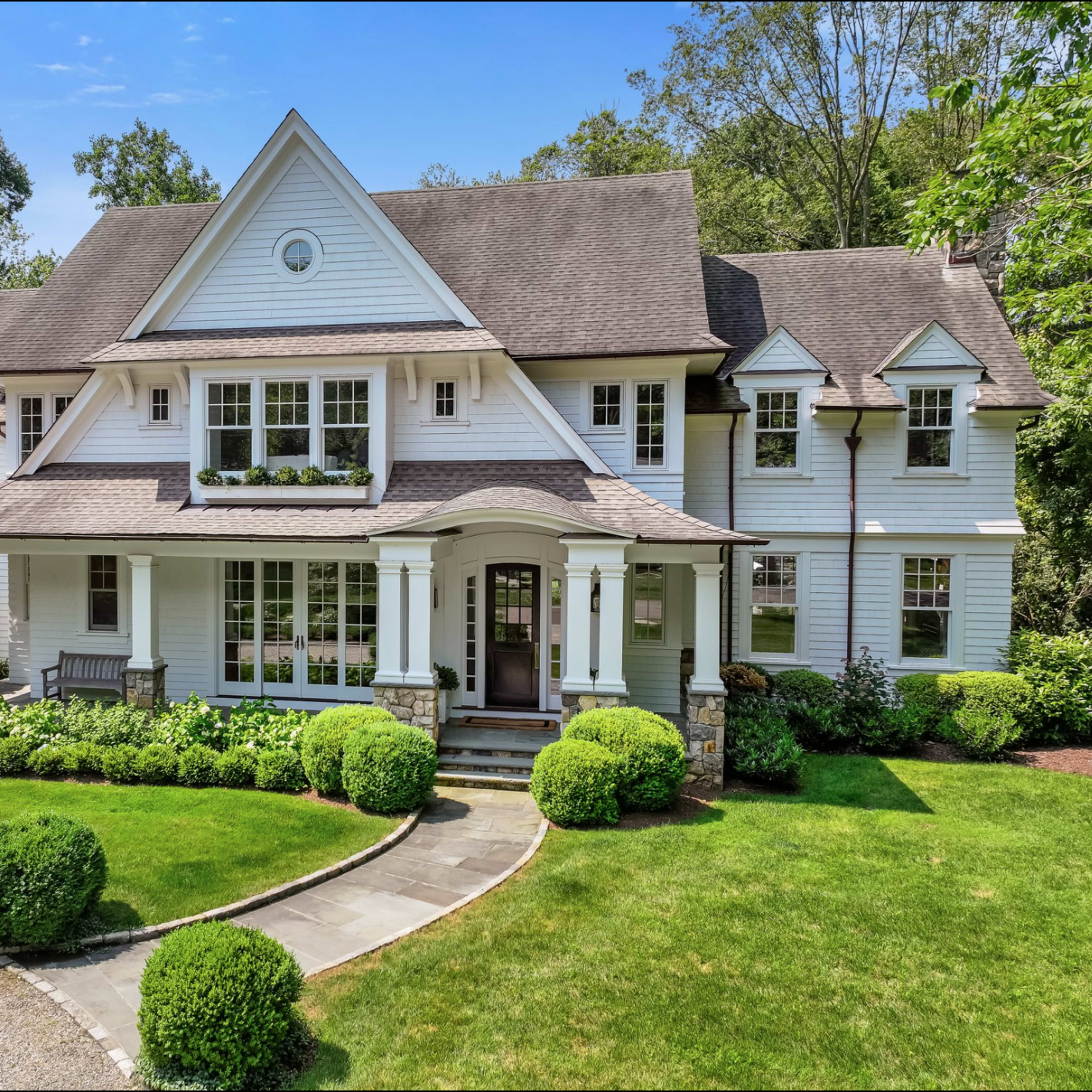 New England Classic Home with Farmhouse Renovation Image in Darien, Darien, CT