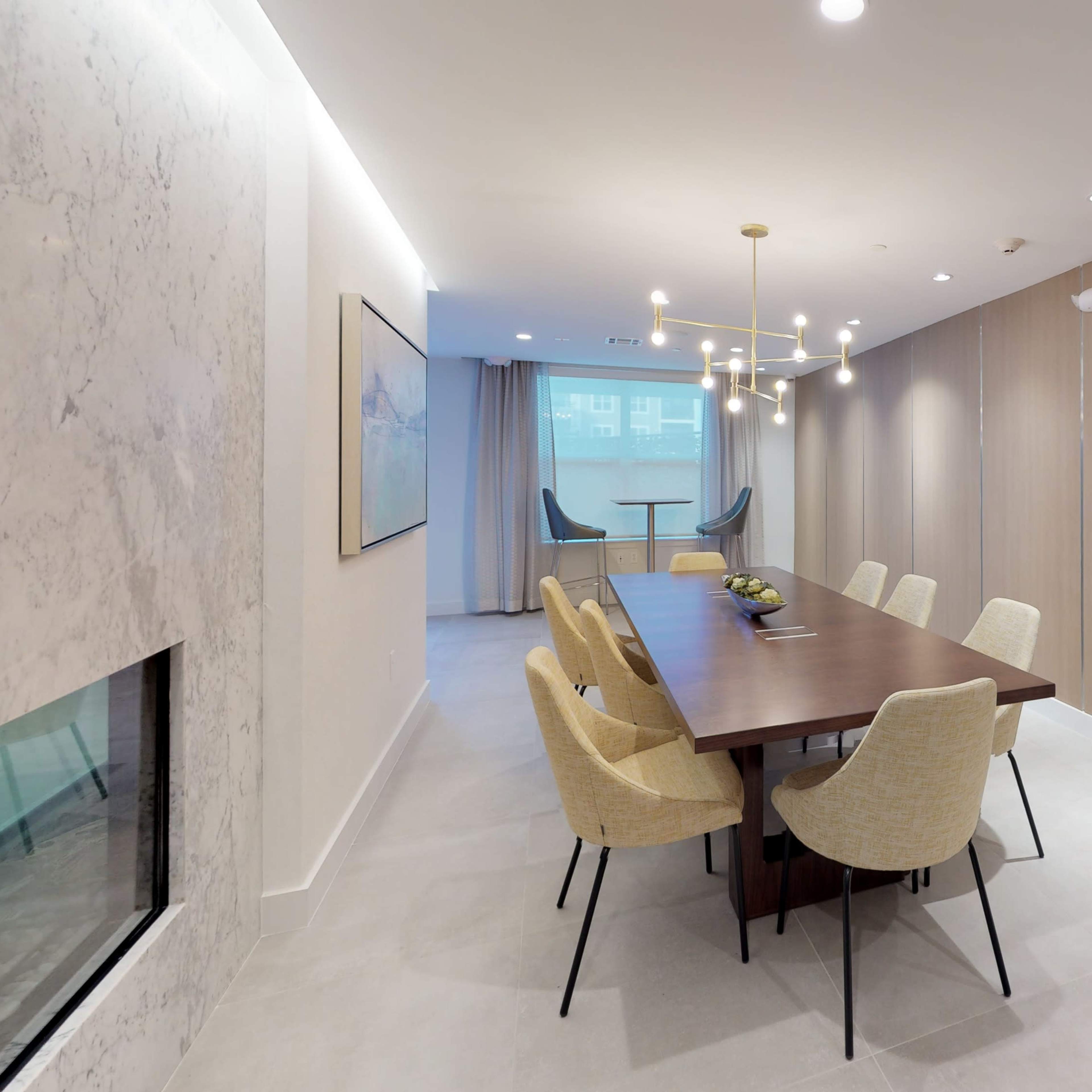 Stylish, Modern Club Room in Hingham Image in Hingham, Hingham, MA