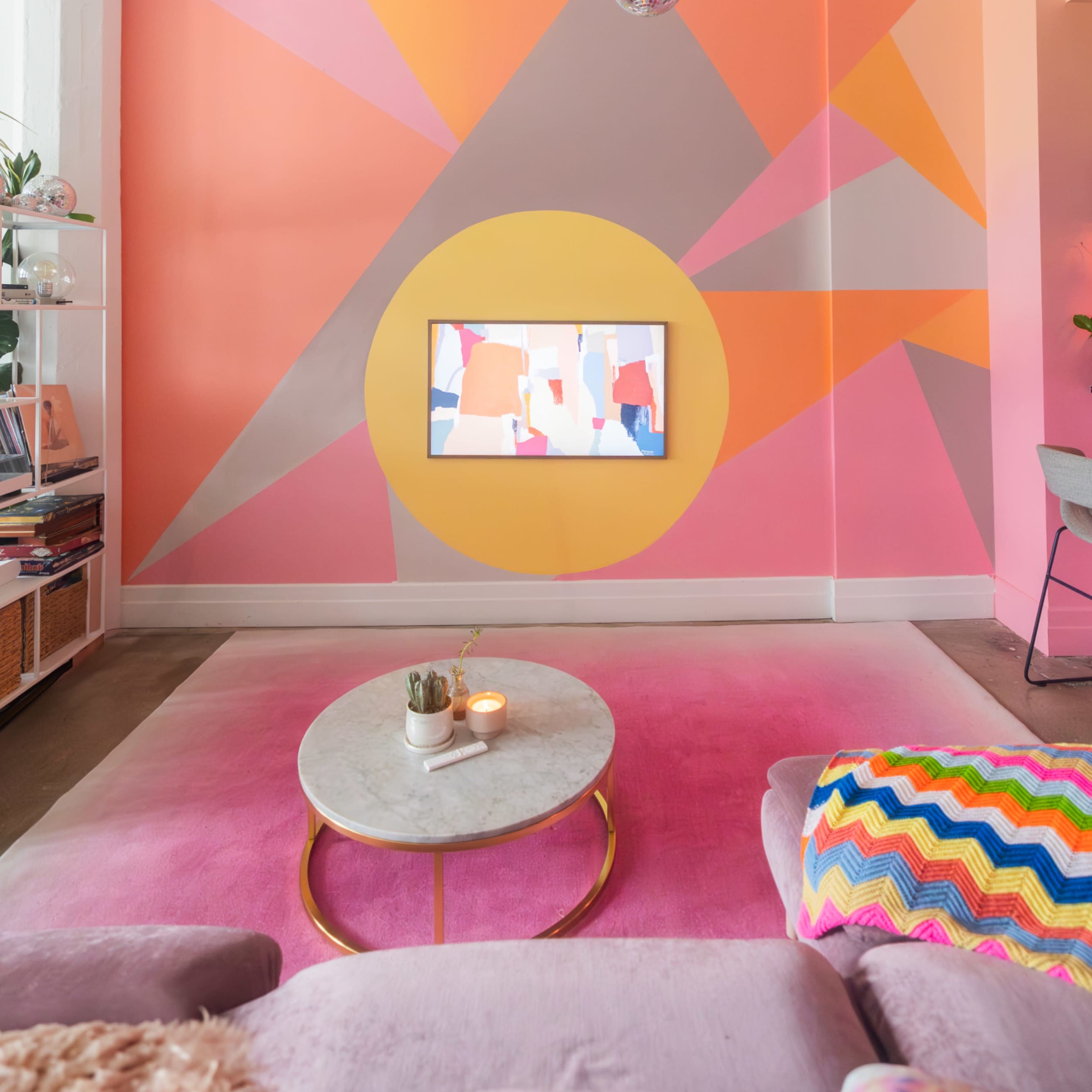 Vibrant, Colorful Apartment for Photo & Video Shoots, Events, and Wedding Prep Image in The Waterfront, Jersey City, NJ