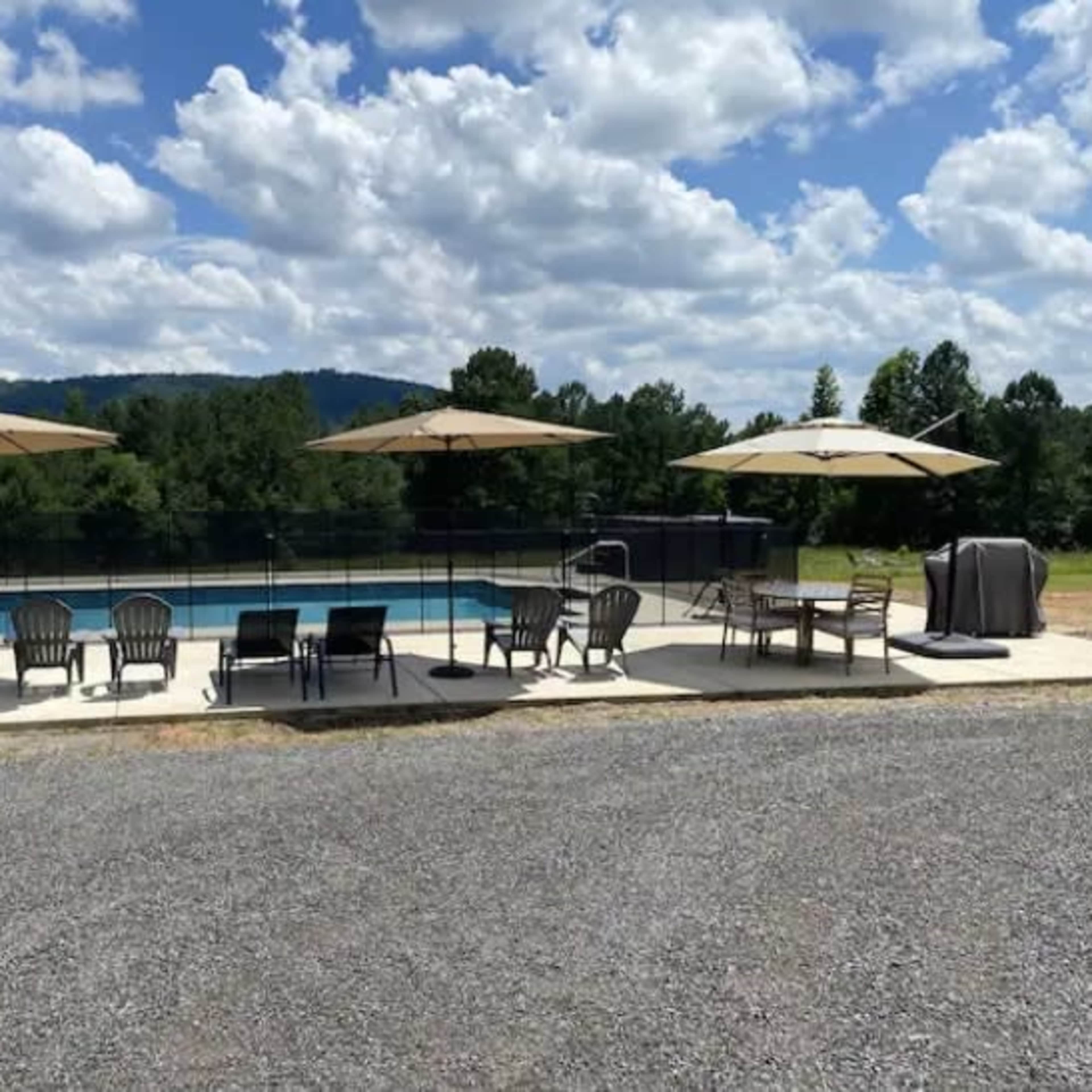 Luxury Farmhouse on 15 Acres: Private Pool, Hot Tub, Sauna, Fast Wifi and Incredible Views! Image in , Summerville, GA