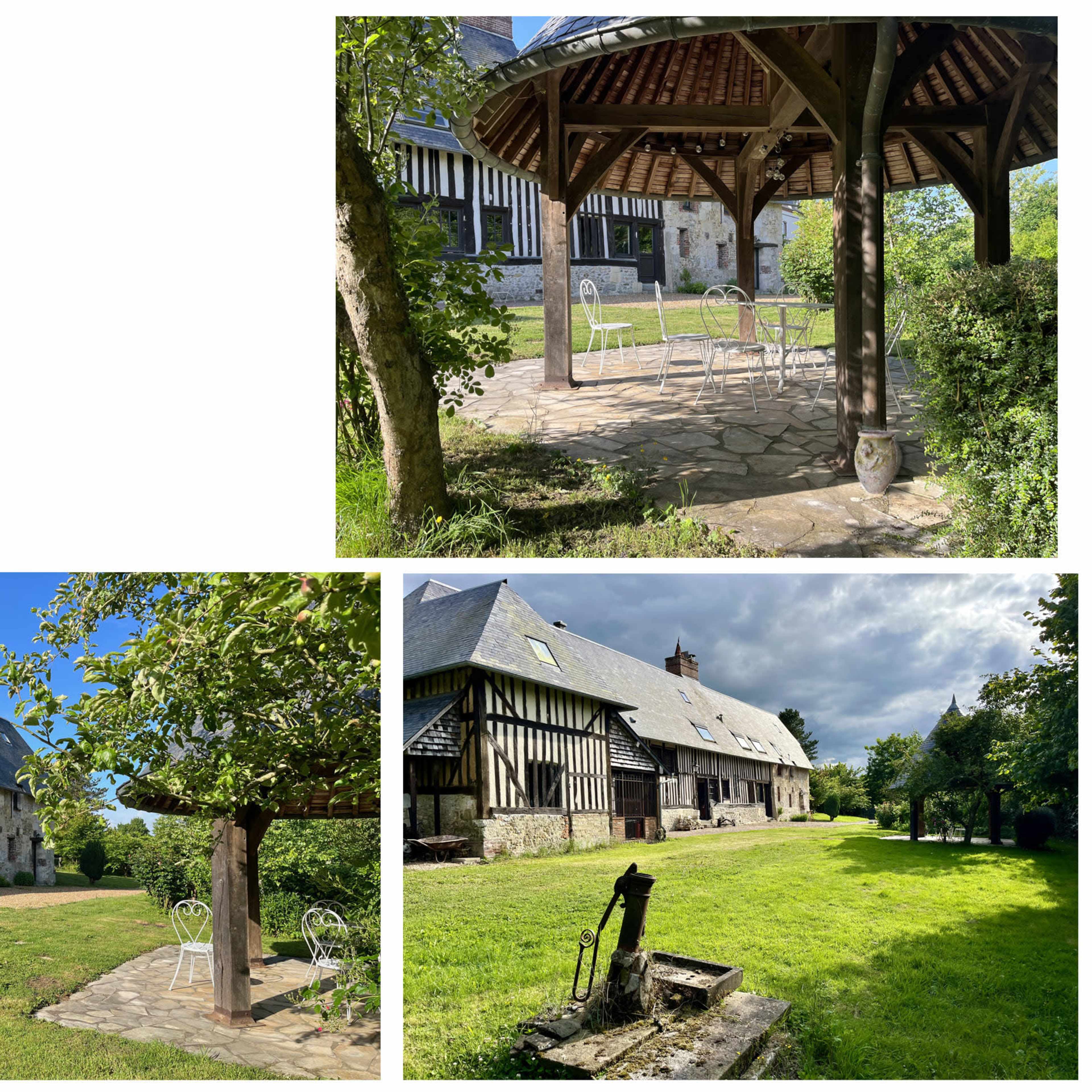 Ancienne ferme normande du XVI e rénovée avec beaucoup de cachet Image dans Rocques, Rocques, Normandie