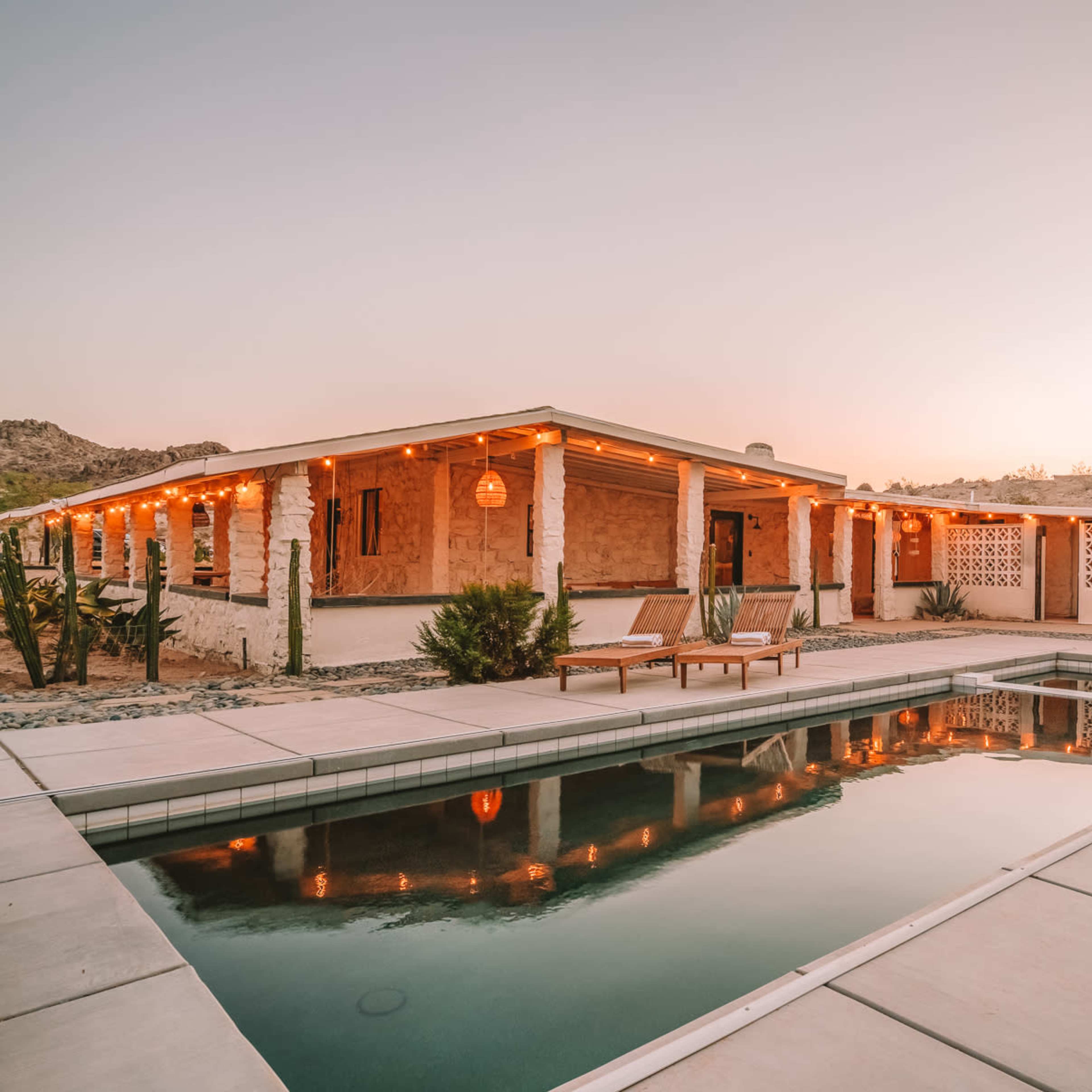 Stone House at Nxwhere California Image in Wonder Valley, Twentynine Palms, CA