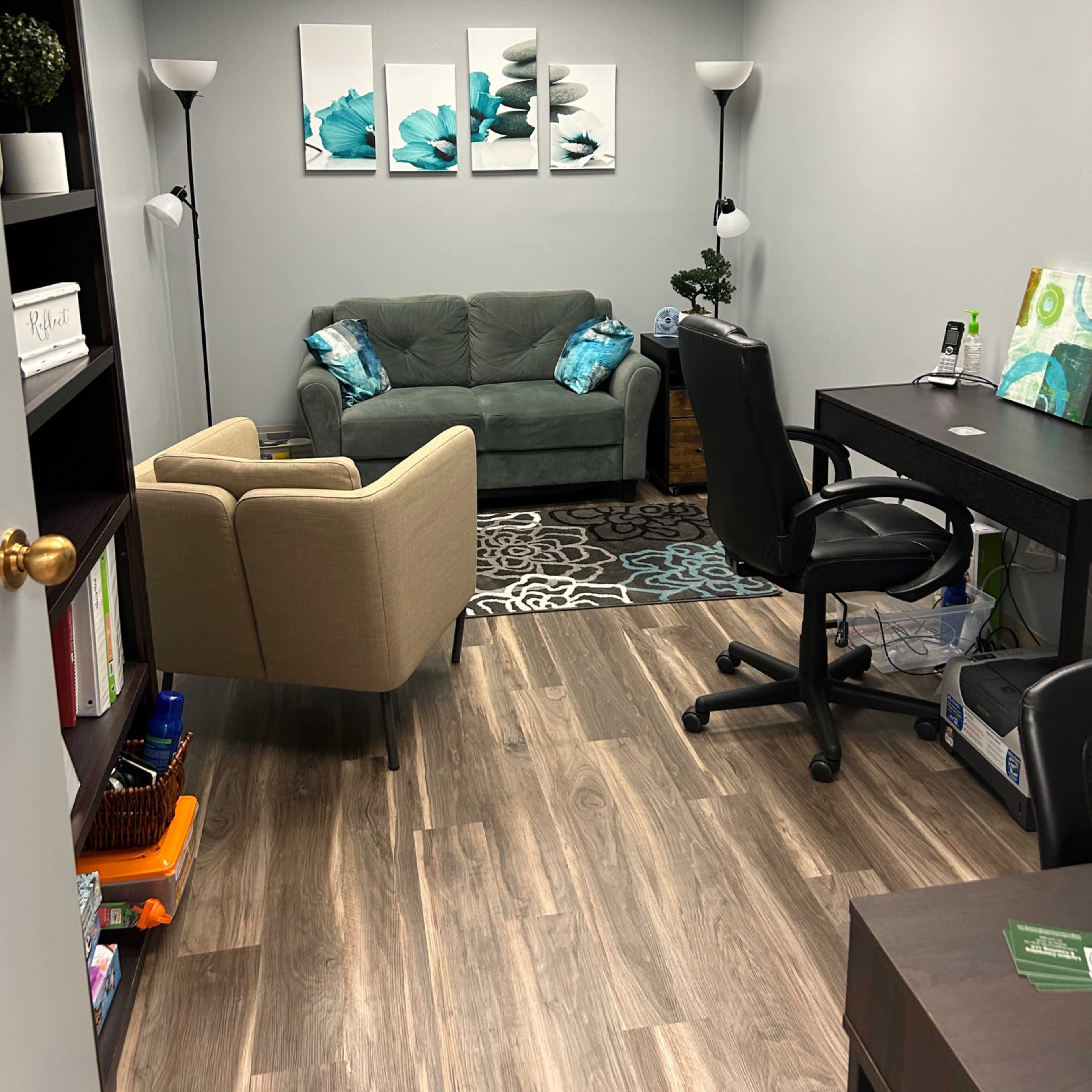 Private offices available in counseling suite. Image in Dulles Town Center, Sterling, VA