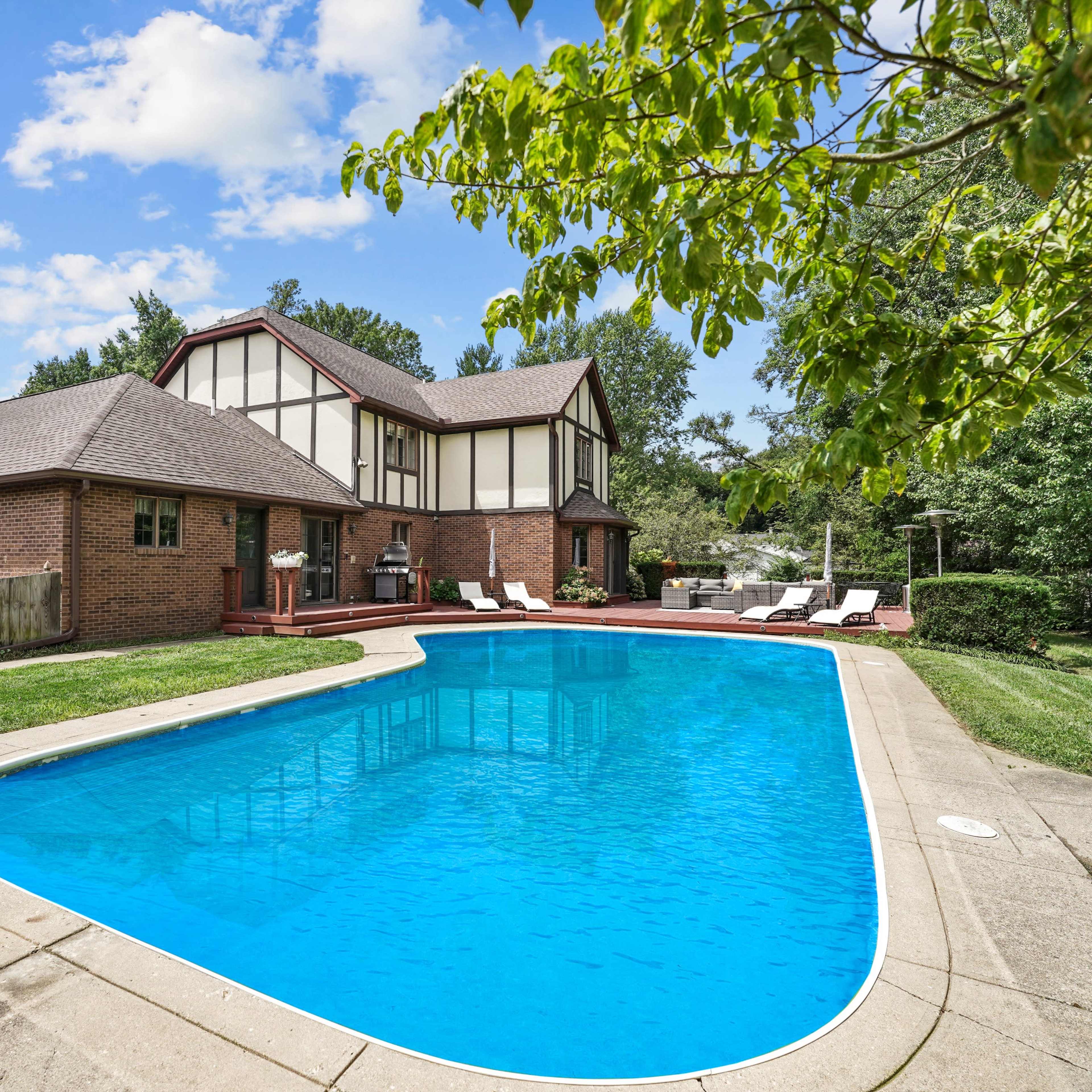 LuxeVilla-Pool-GameZone-Sleeps14-Kid|PetFriendly Image in Lost Creek Township, Terre Haute, IN