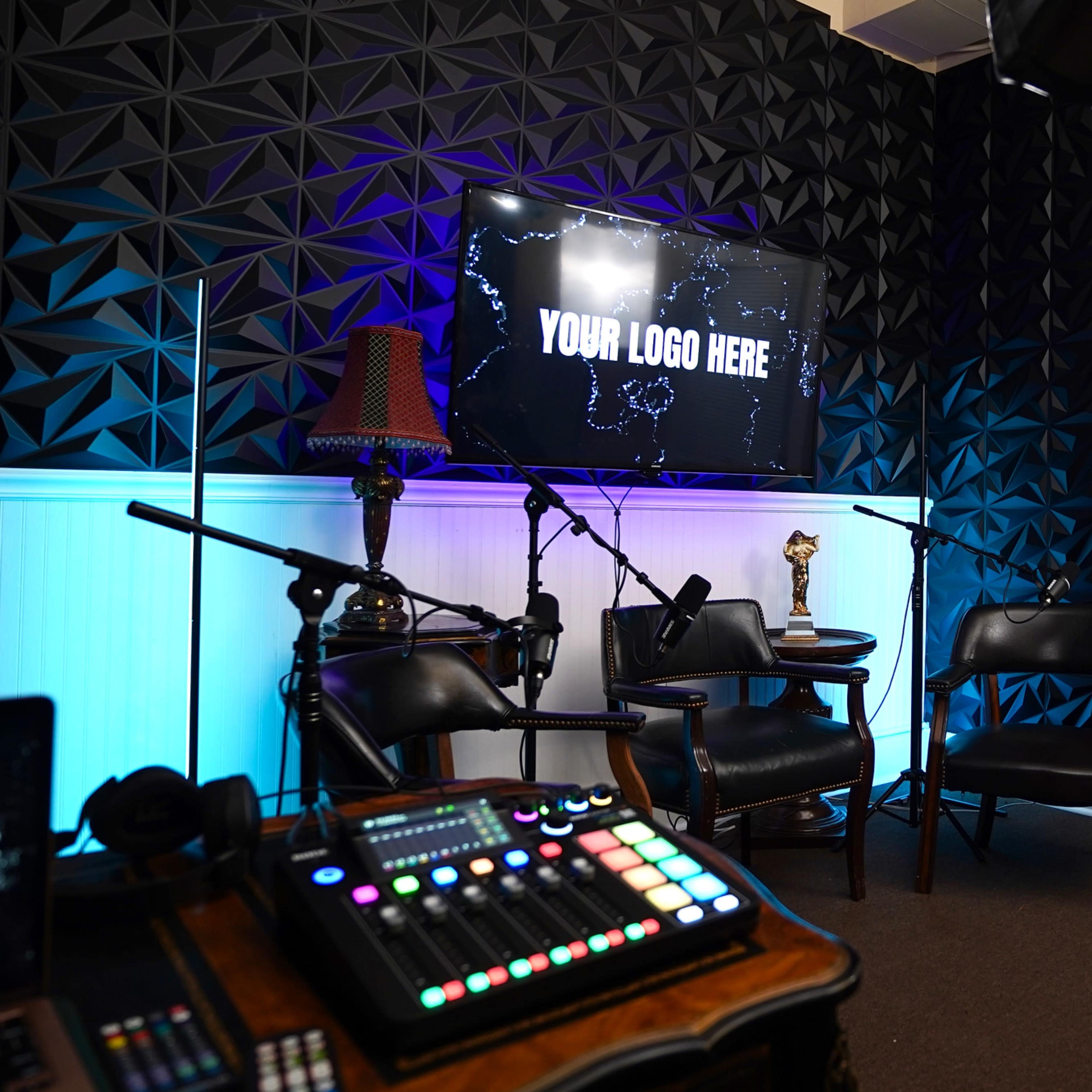 Premium Podcast & Video Studio in Historic Italian Club Image in Ybor City, Tampa, FL