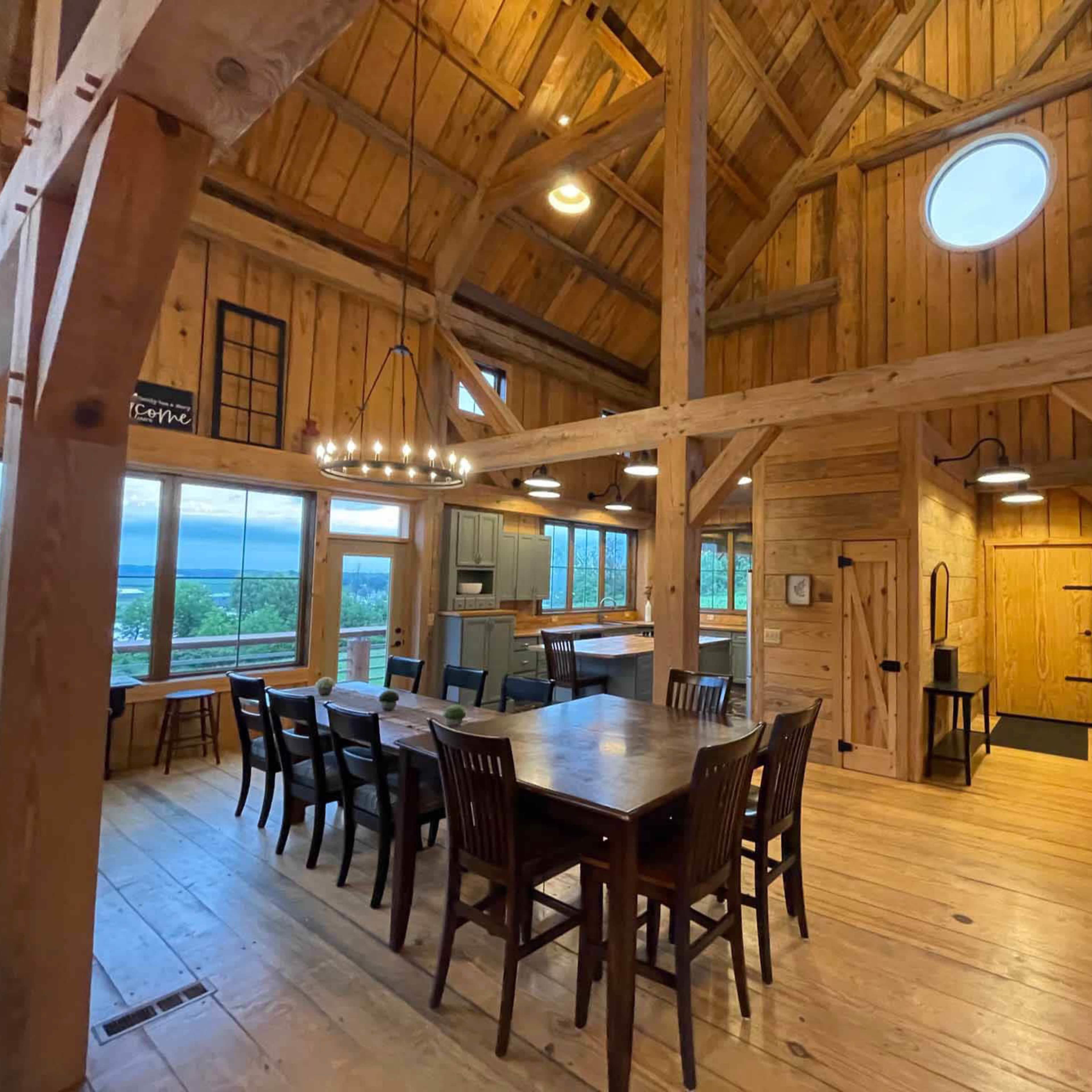 Rural Timber Frame Barn Home Image in Zeeland charter Township, Zeeland charter Township, MI