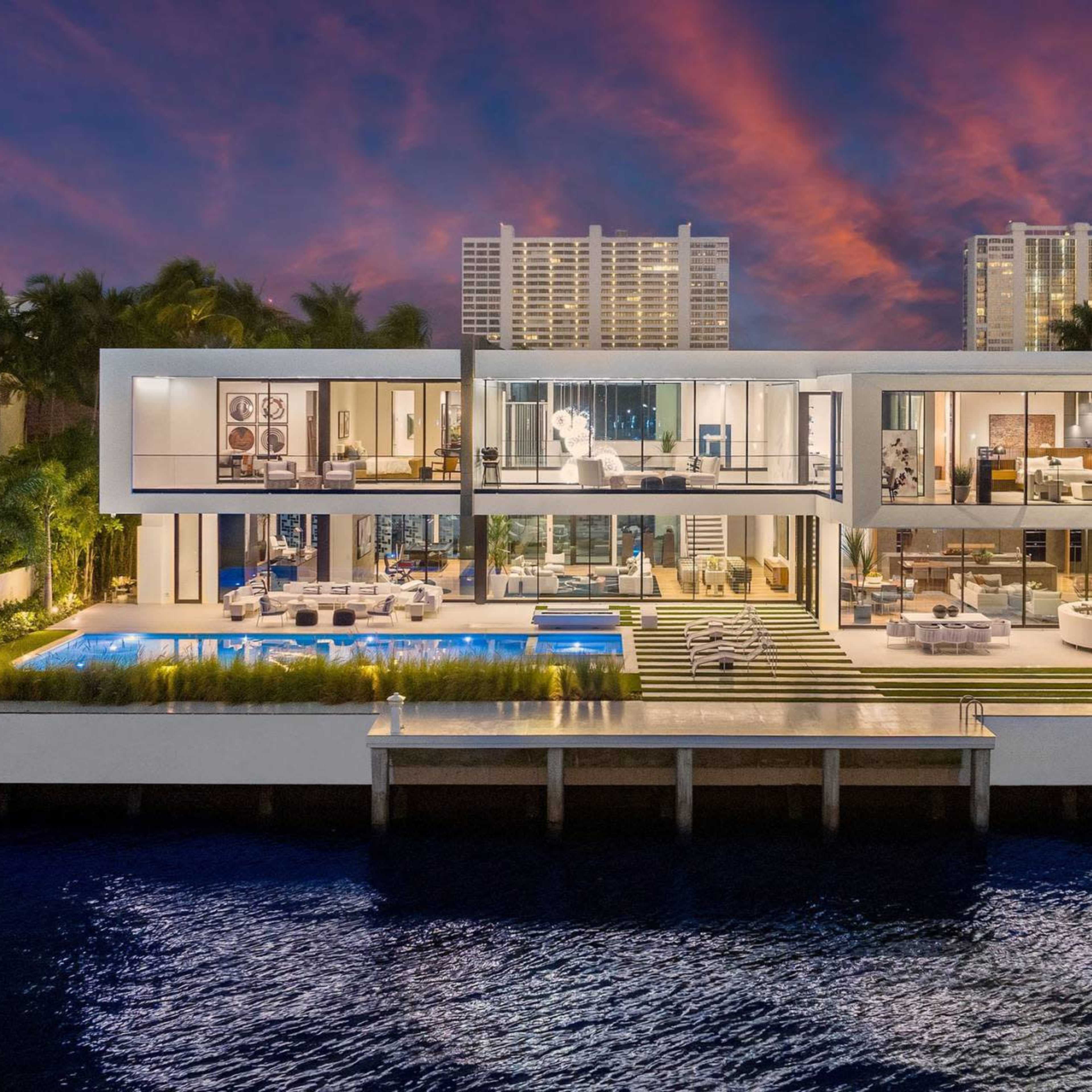 Epic $20m+ Luxury Waterfront Mansion In Boca Raton Image in Boca Raton, Boca Raton, FL