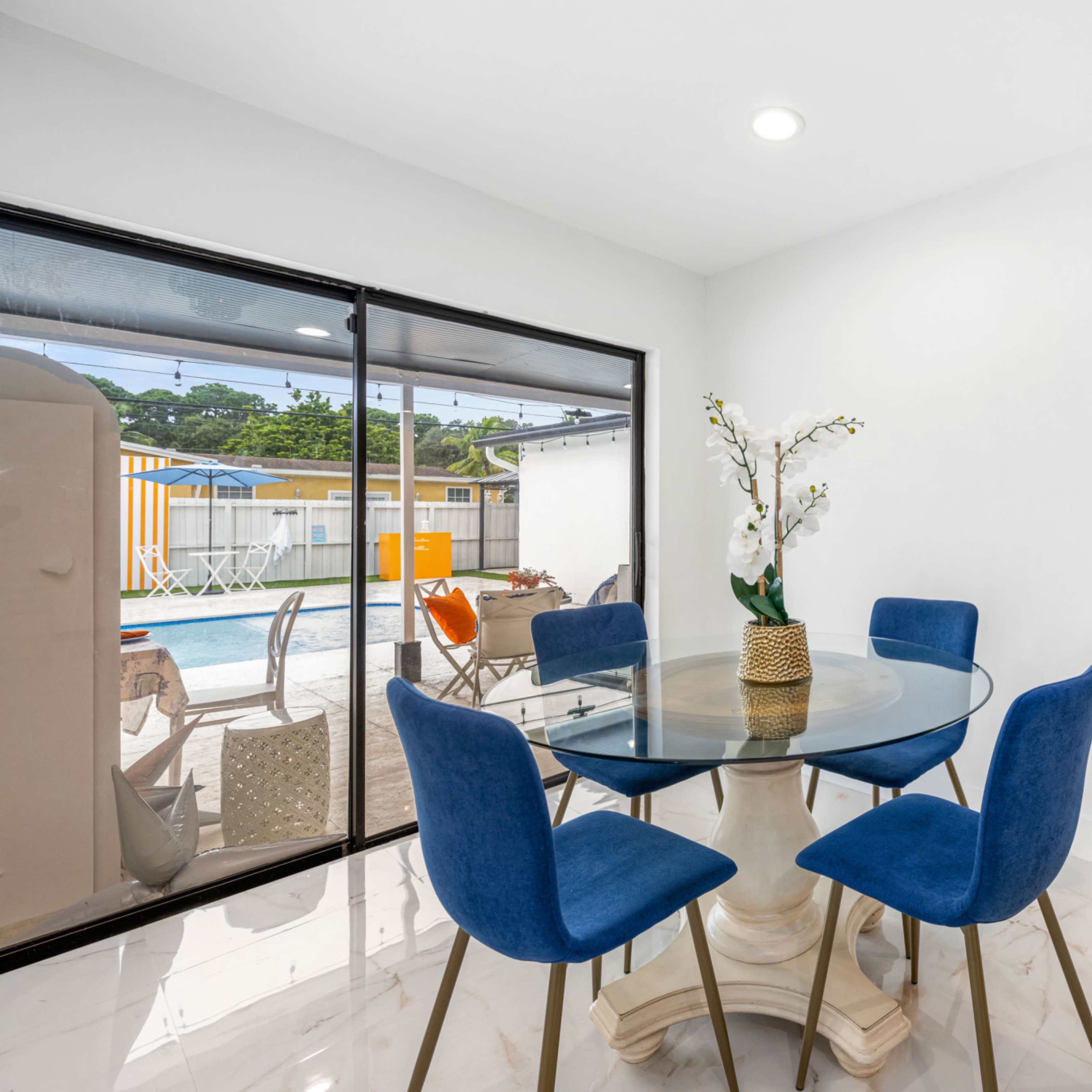 Stylish 3BR Retreat w/ Pool Near Hard Rock Stadium Image in Miramar, Miramar, FL