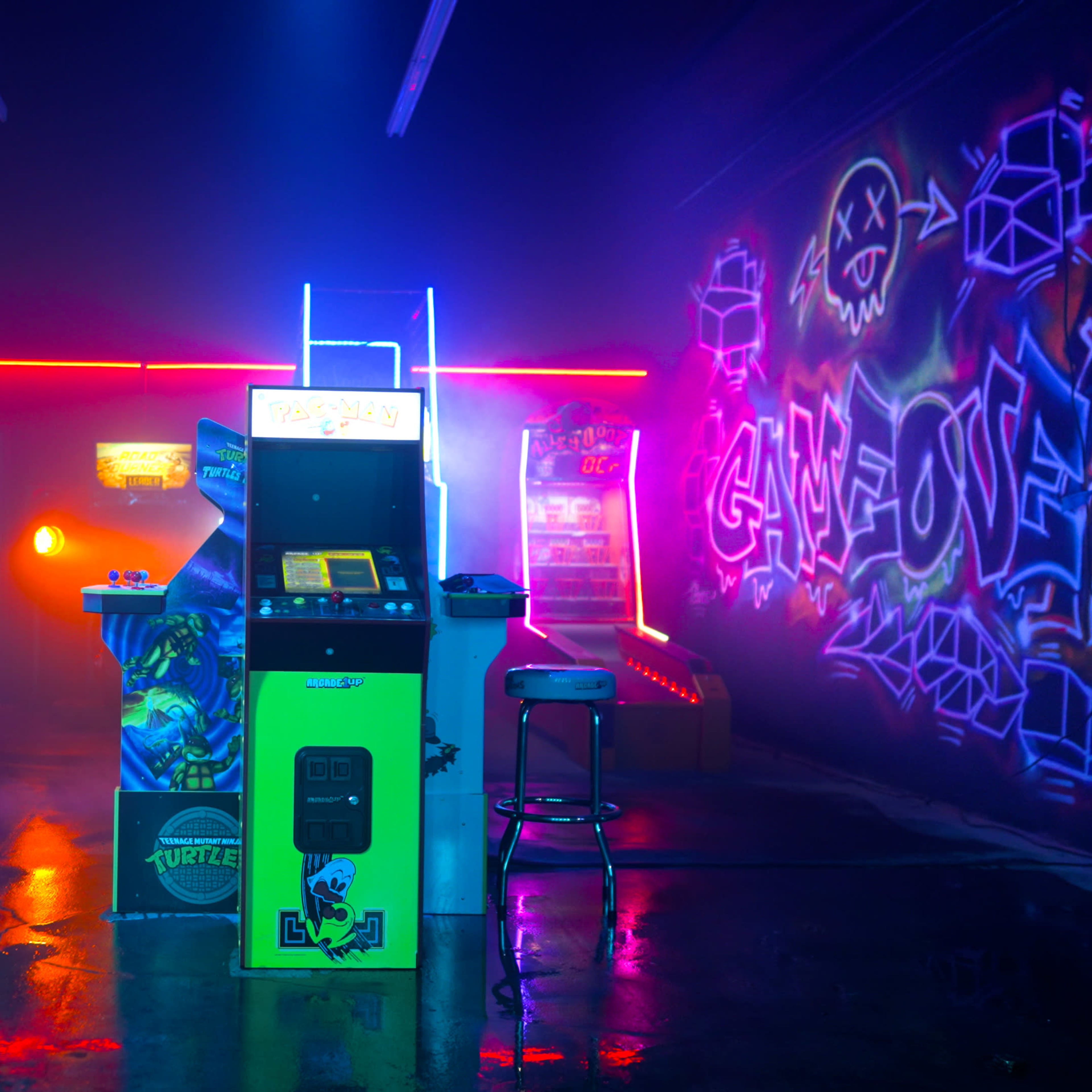 Retro Arcade Set with RGB lights Image in Boyle Heights, Los Angeles, CA