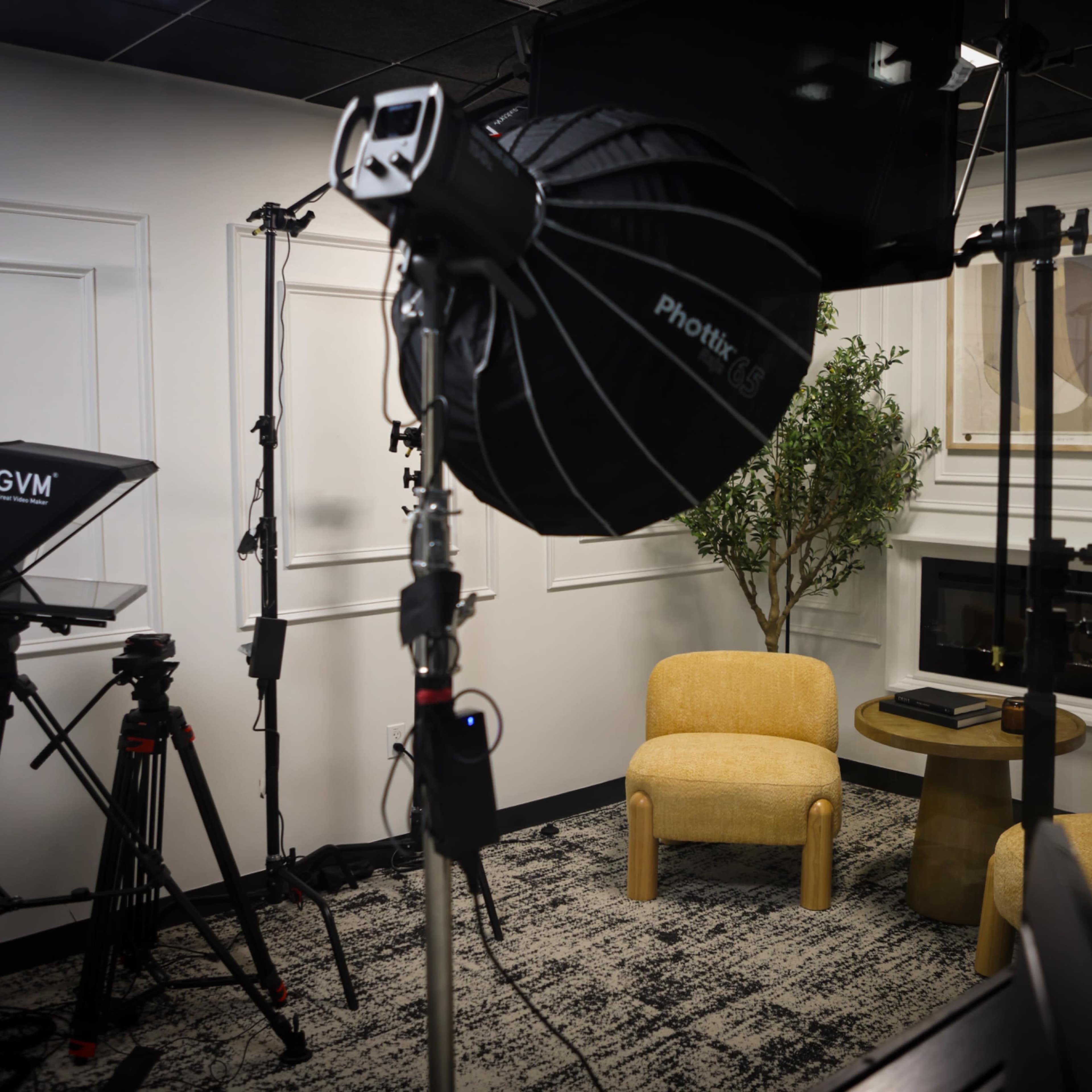 Modern Luxury Studio for Podcasts, Filming & Photography Image in Old Town West, Alexandria, VA