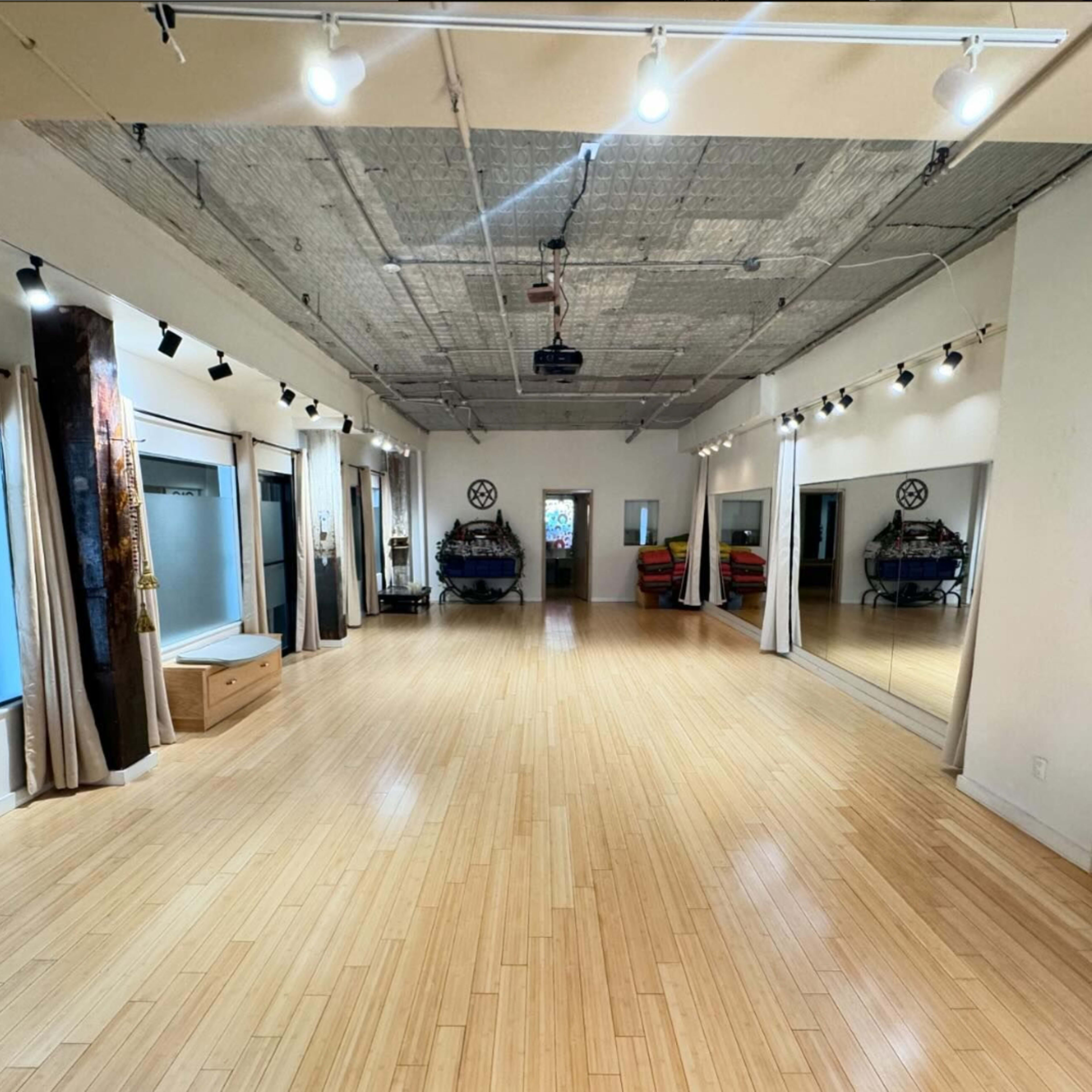 Vibrant and Artistic Wellness Studio with a café Image in Bushwick, Brooklyn, NY