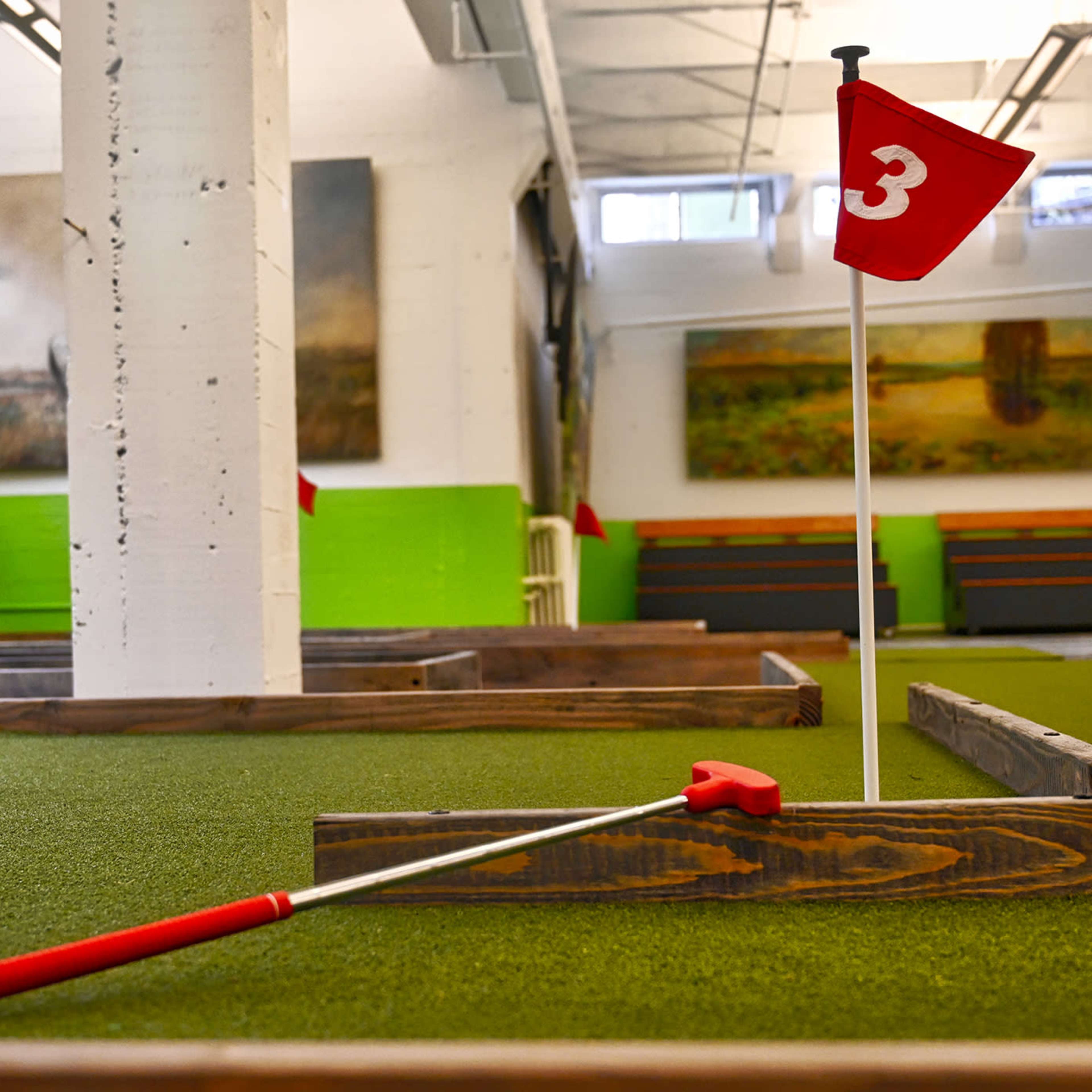 LINKS AT THE LOFTS: A Private Indoor Putt-Putt Experience Image in Queen Anne, Seattle, WA