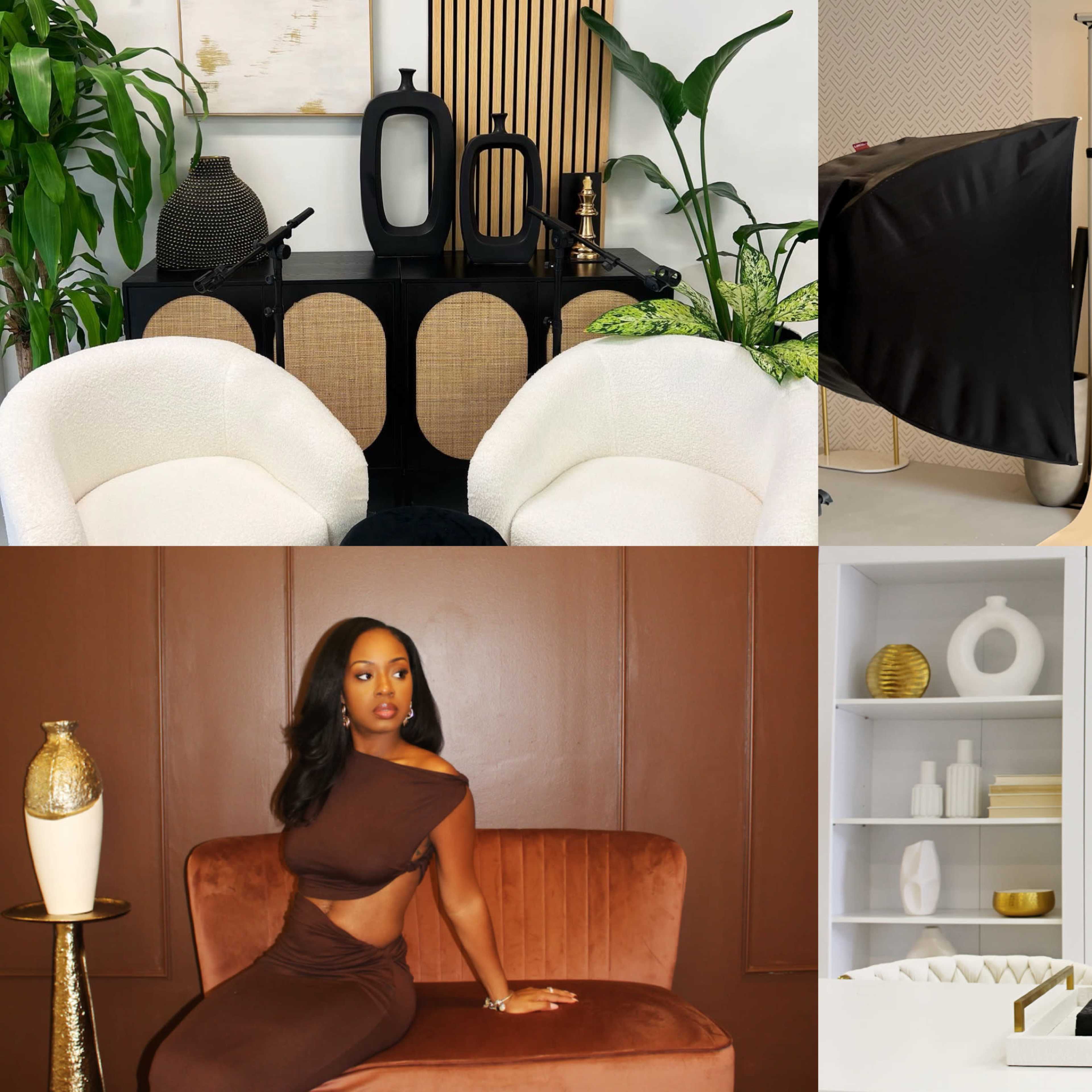 9 Set Modern Chic Studio in the Heart of Atlanta- Photoshoot, Content Studio, Podcast Studio Image in , Smyrna, GA
