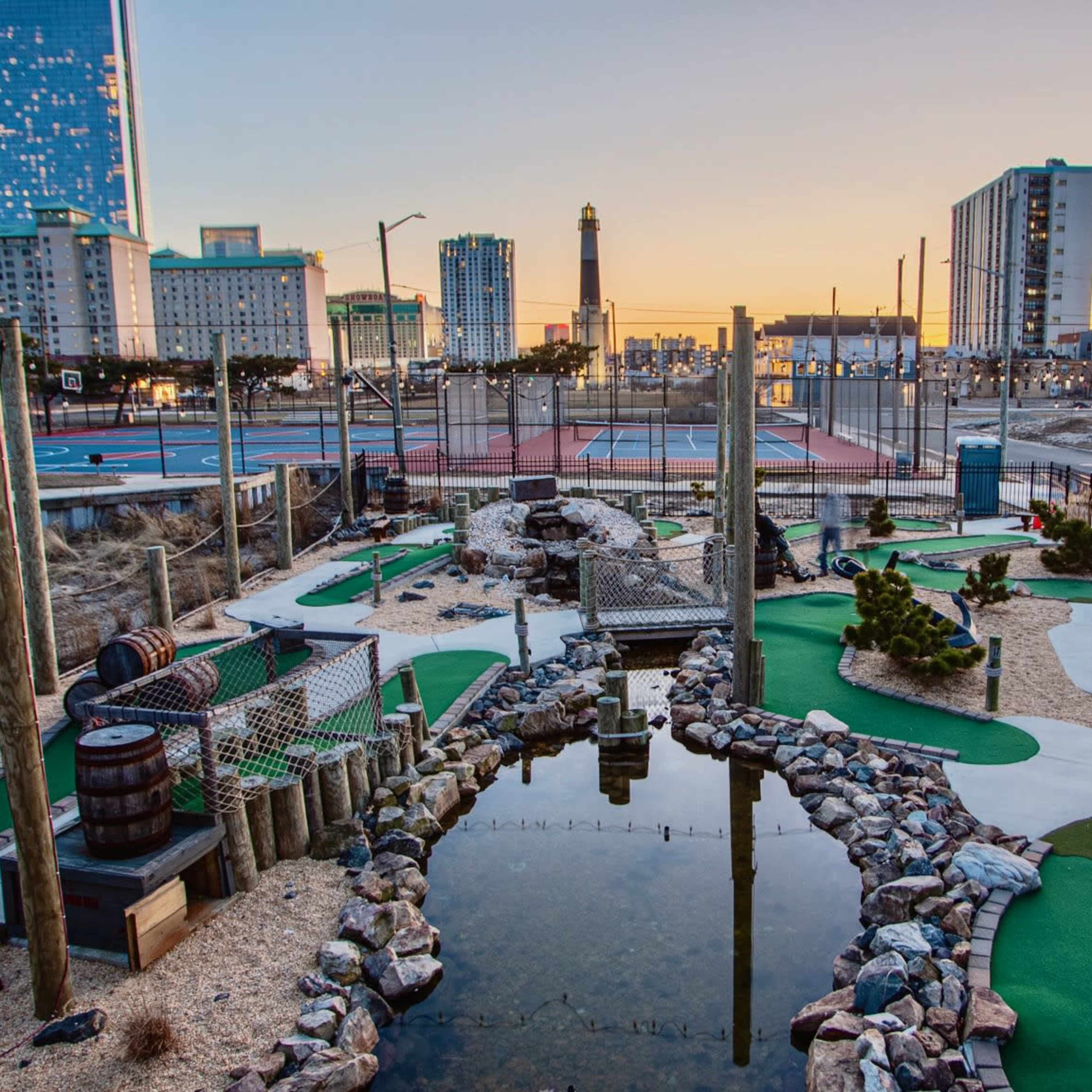 boardwalk deck and mini golf course Image in Atlantic City, Atlantic City, NJ