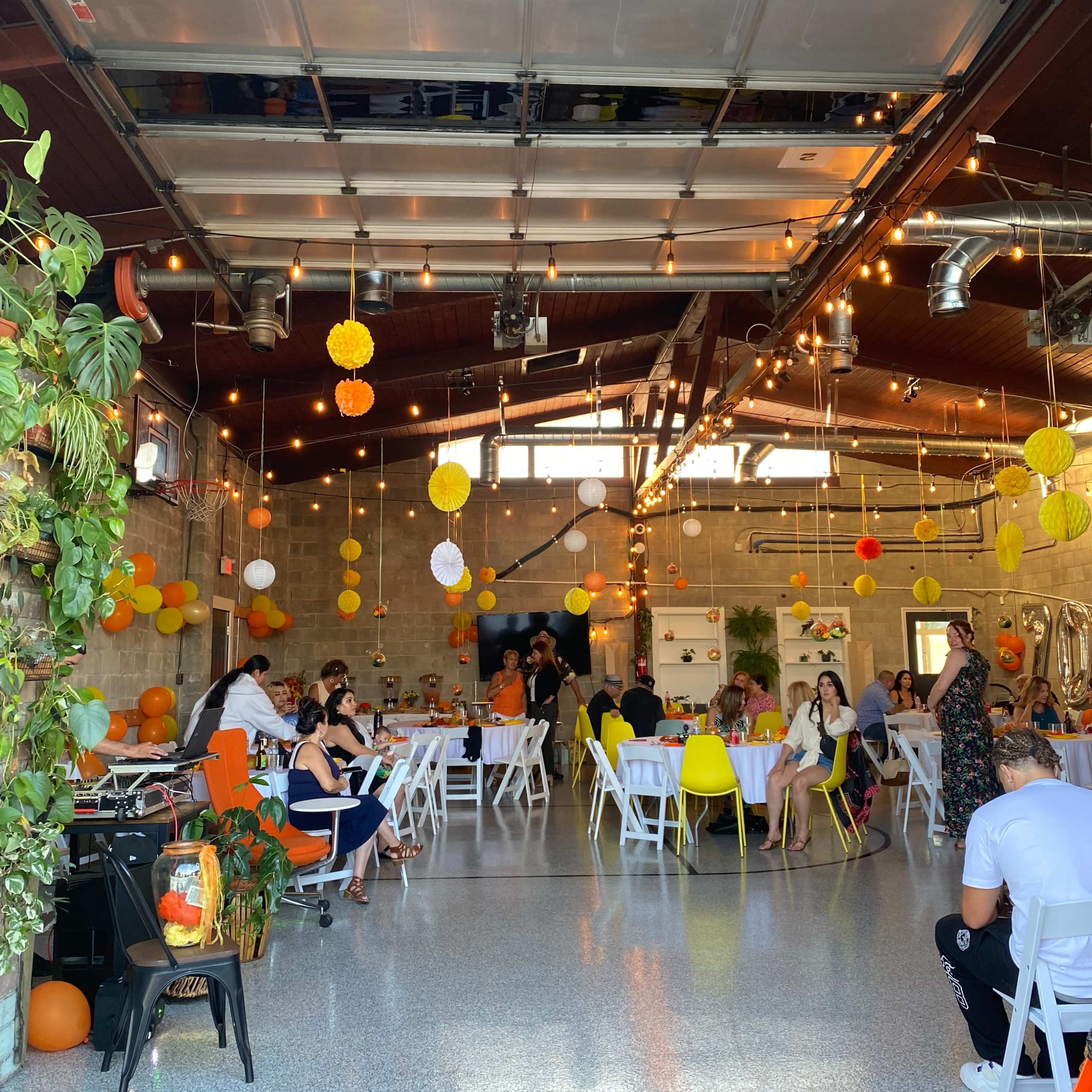 Host your next gathering in a historic firehouse with a stylish, open layout. Image in Mulford Gardens, San Leandro, CA