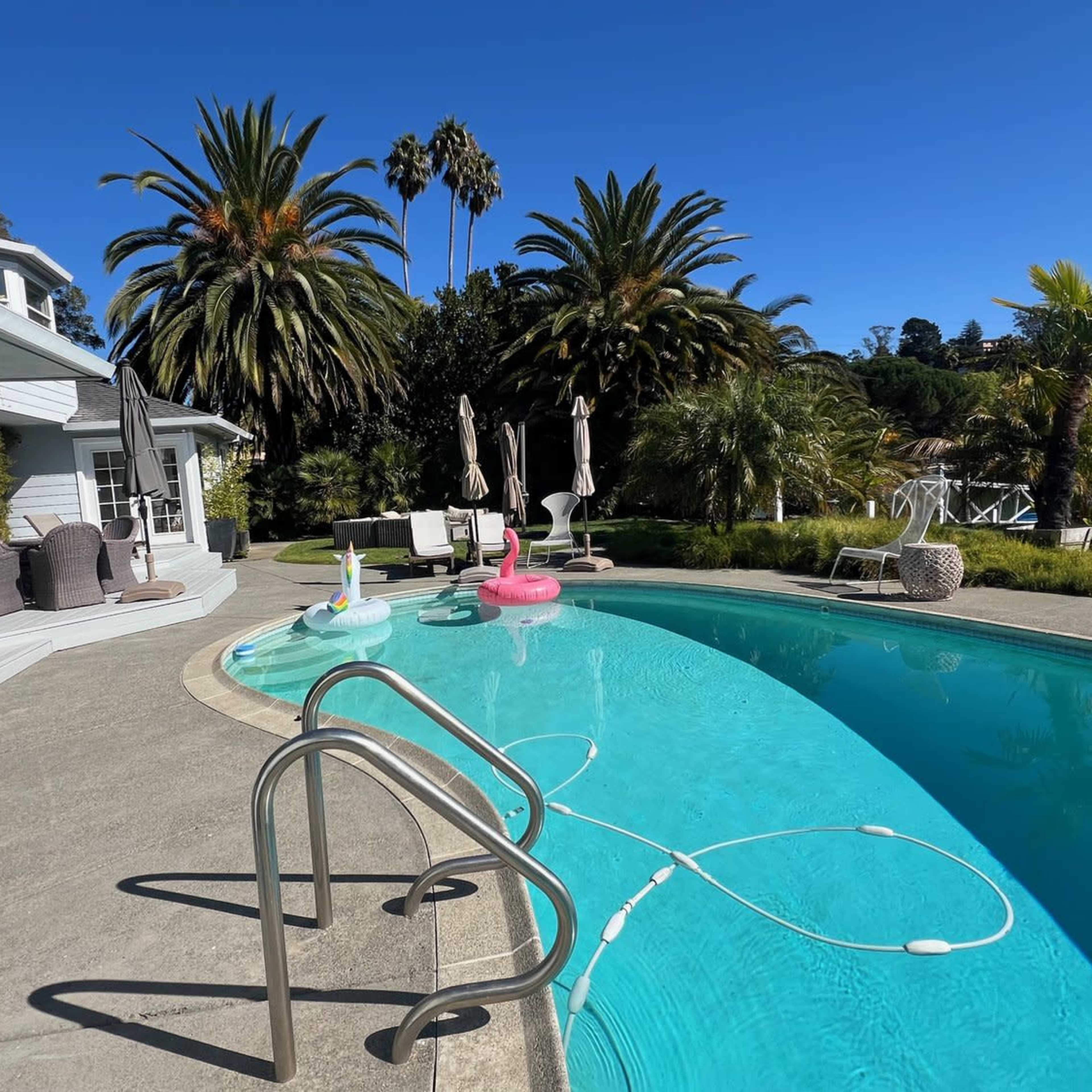 Sunny Waterfront Retreat with Pool and Private Boat Dock Image in San Rafael, San Rafael, CA