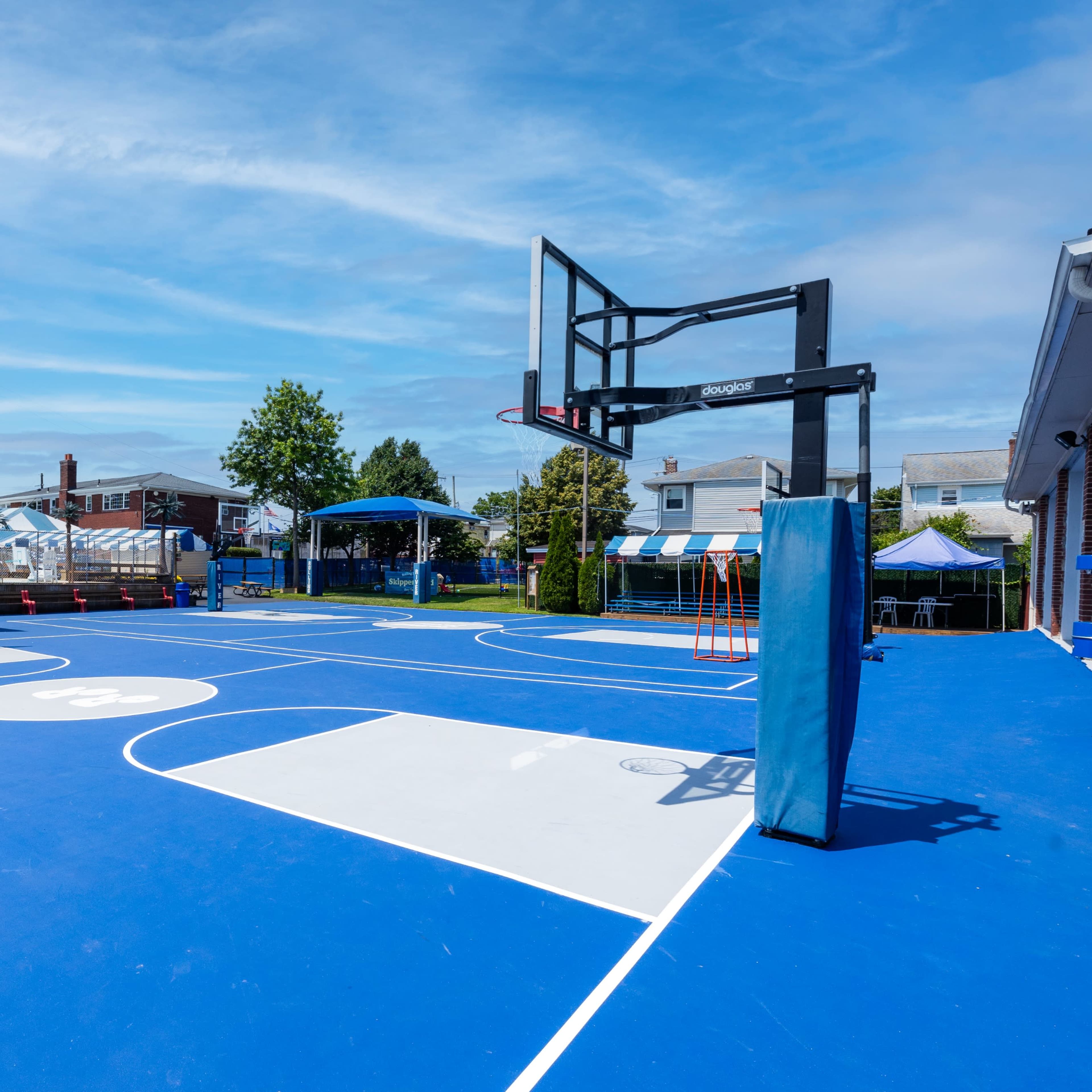 Outdoor Basketball Court Complex Image in Hempstead, East Rockaway, NY