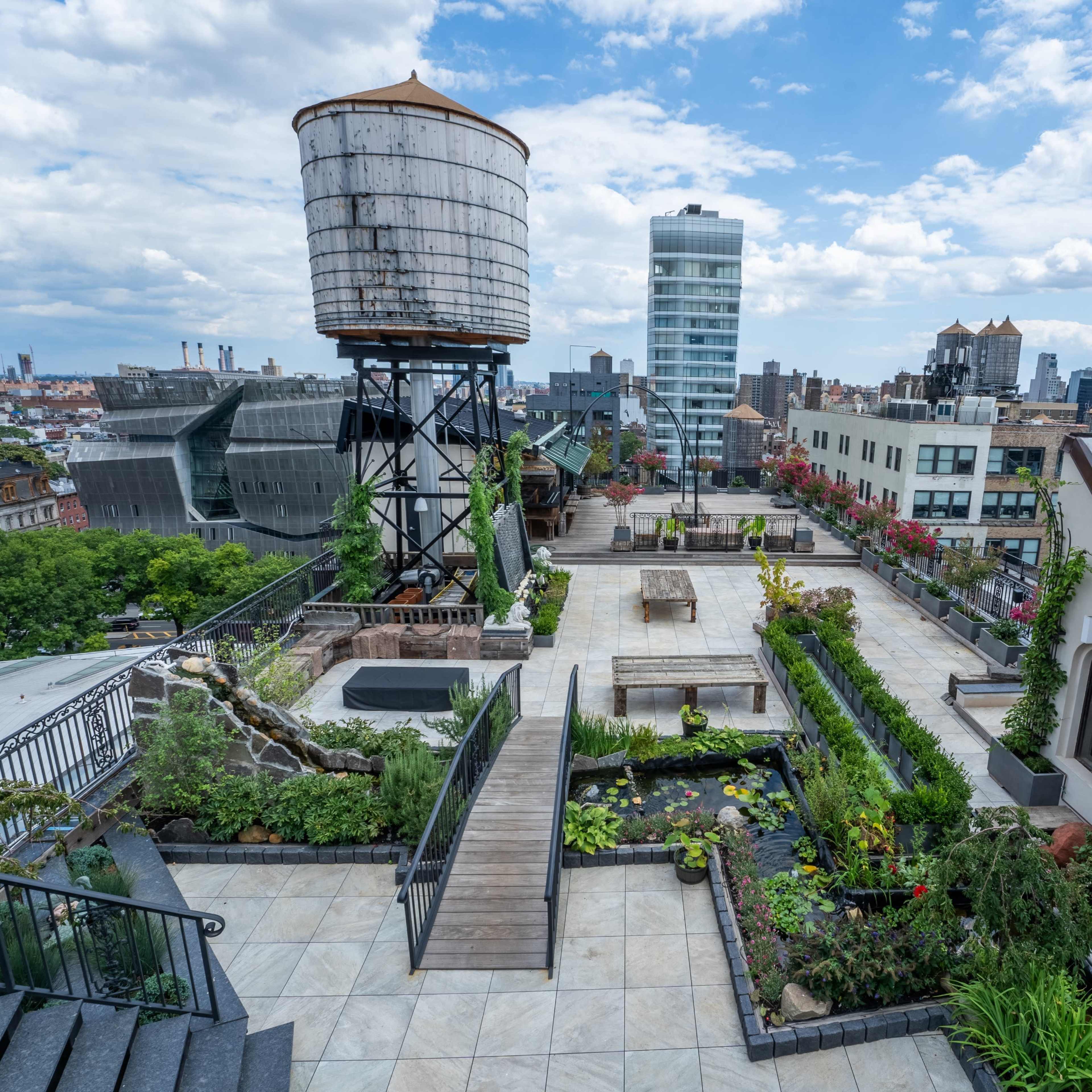 Downtown Rooftop Garden Oasis Image in NoHo, New York, NY