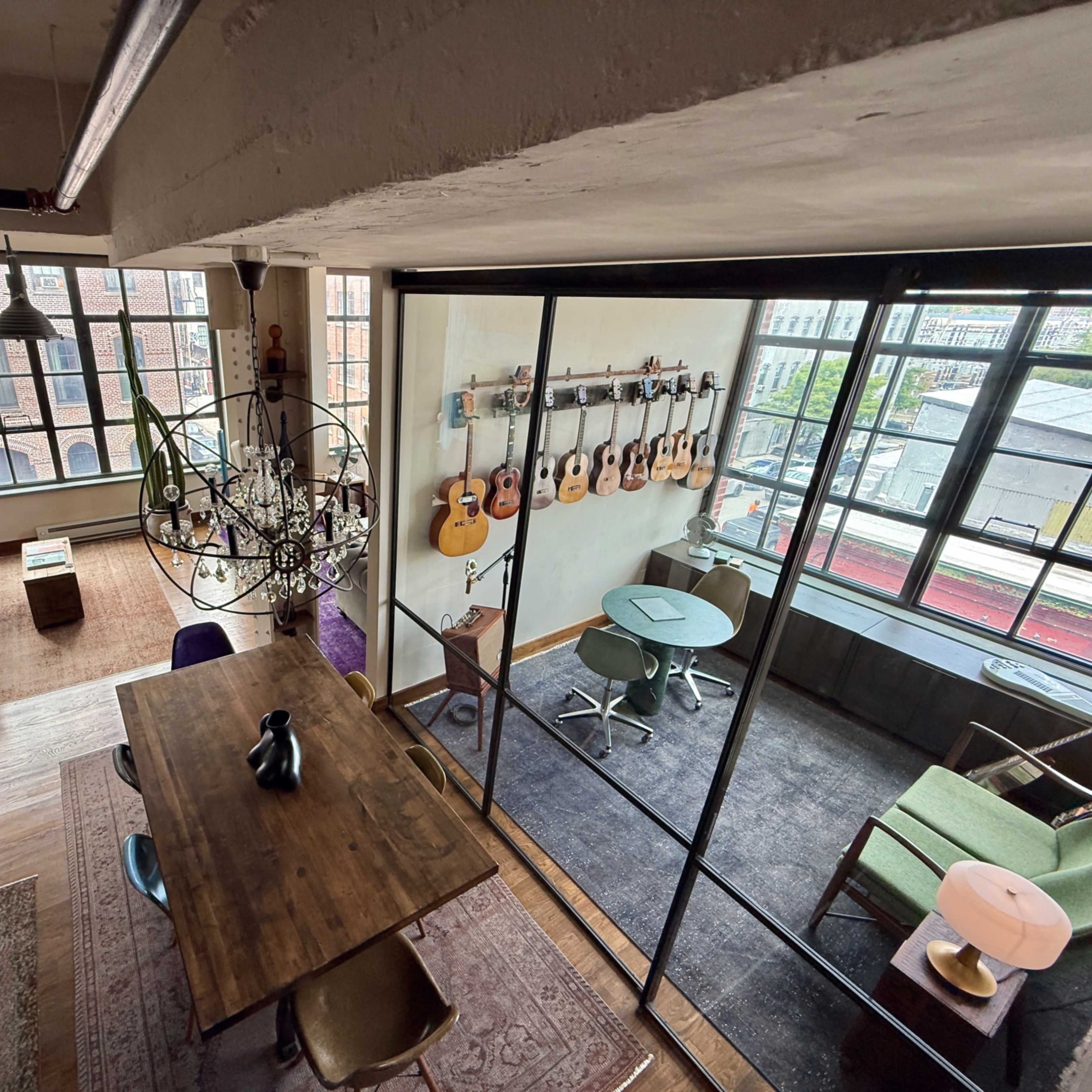 Dumbo, Brooklyn Corner Loft with Multiple Vignettes and Abundant Natural Light Image in Vinegar Hill, Brooklyn, NY