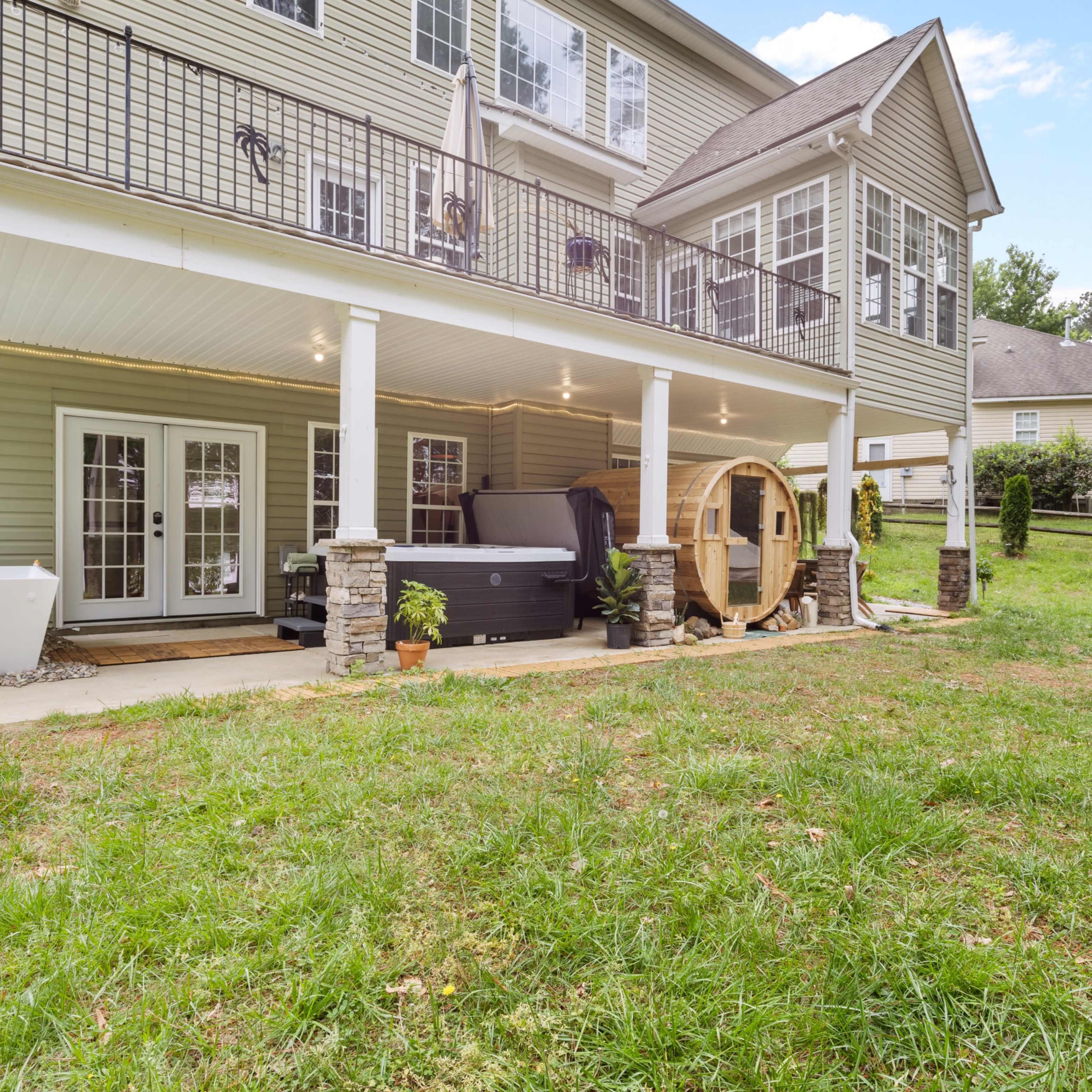 The Oasis ~ A Private Wellness Retreat overlooking Lake Concord. Image in Concord, Kannapolis, NC